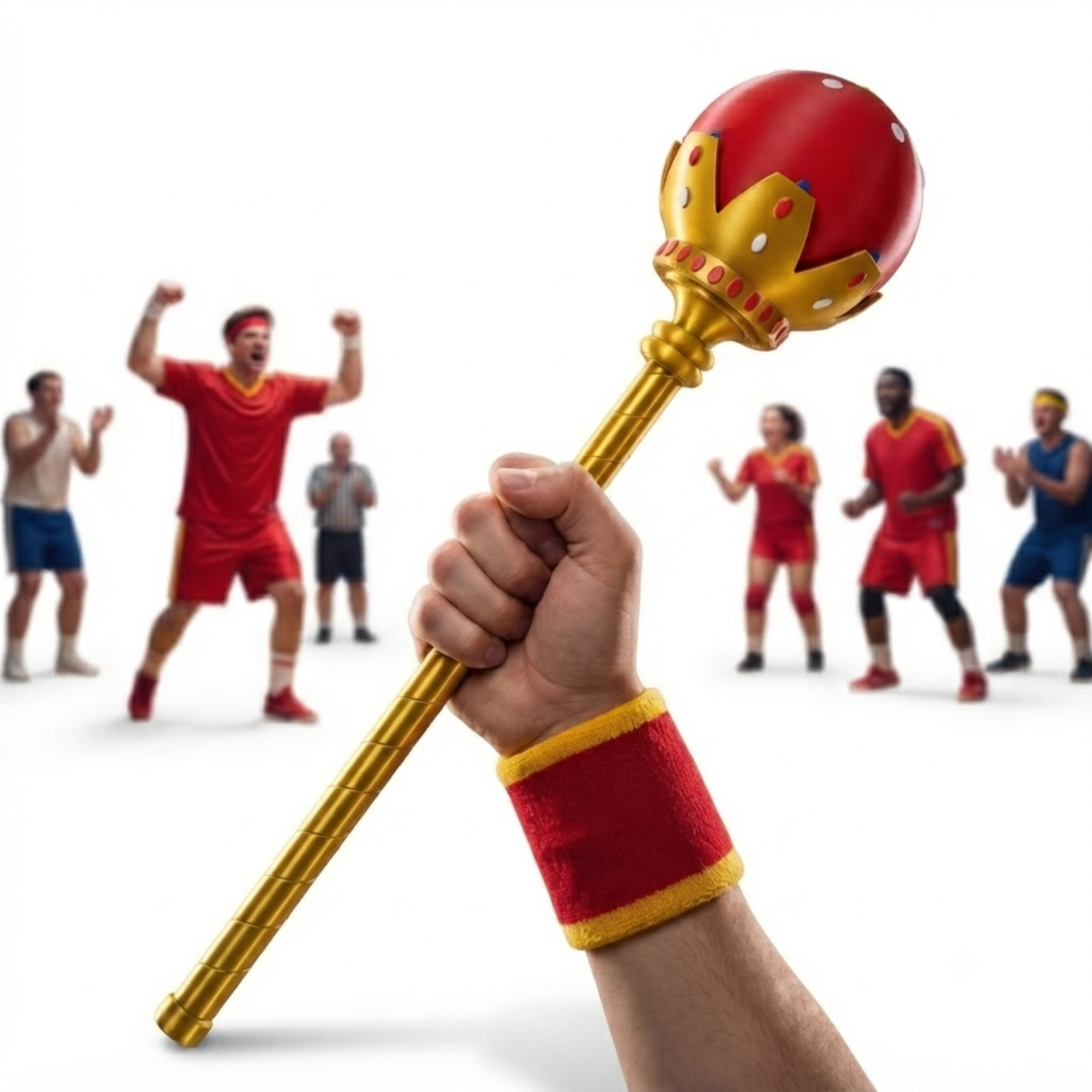 Dodgeball Movie Replica Prop Scepter Trophy Cosplay Halloween Costume Accessory