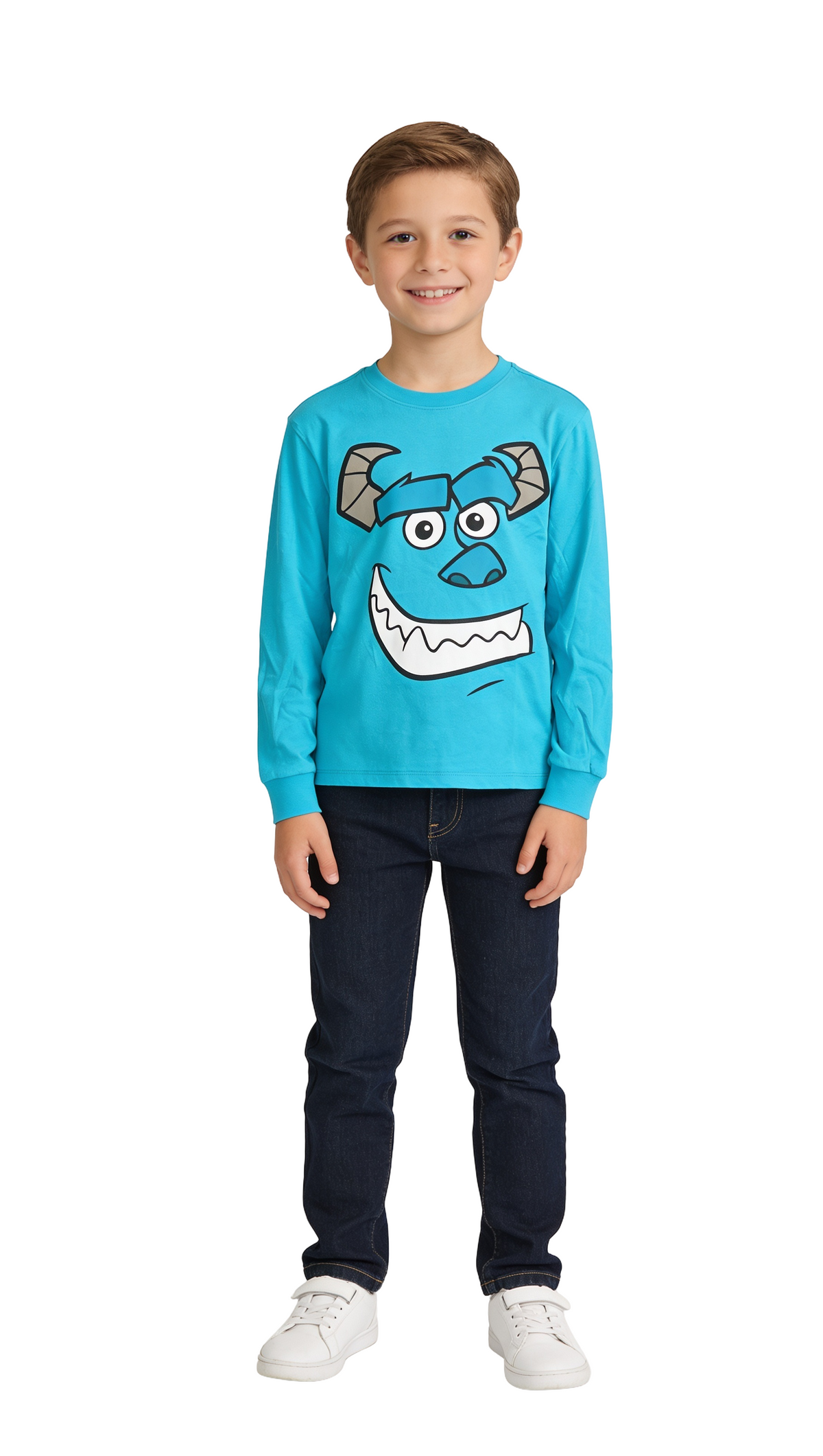 Kids Youth Sullys Big Face Unisex Long Sleeve Shirt