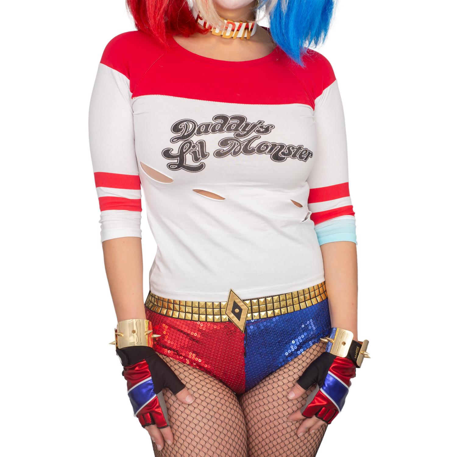 Daddy's Little Monster Raglan T-shirt