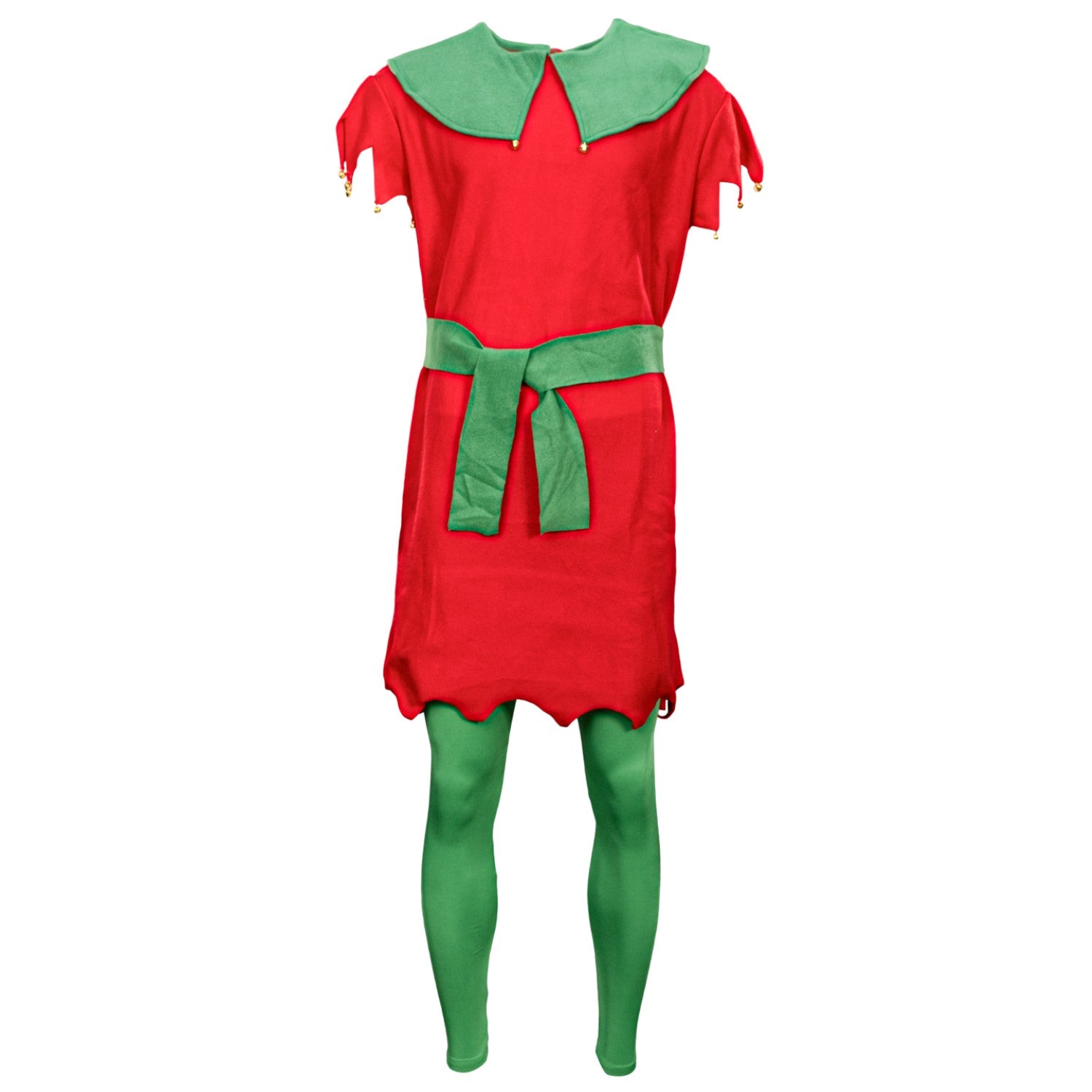 Christmas Elf Adult Unisex Halloween Cosplay Deluxe Costume Set