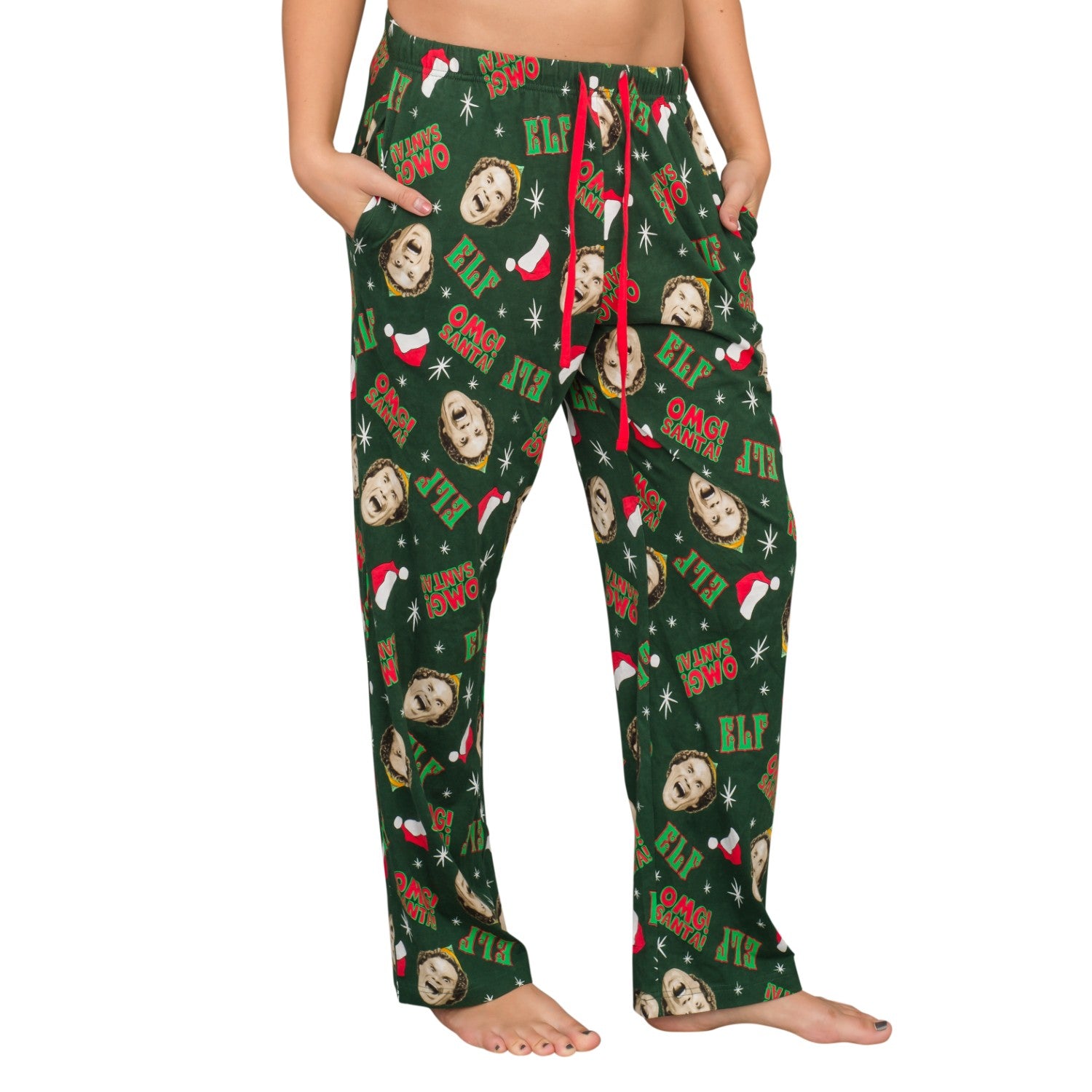 Elf OMG! Santa! Adult Pajamas Lounge Pants