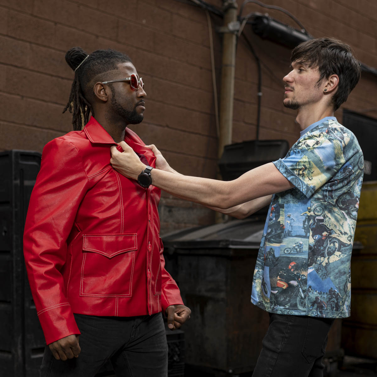 Fight Club Tyler Durden Leather Jacket Halloween Costume Fight