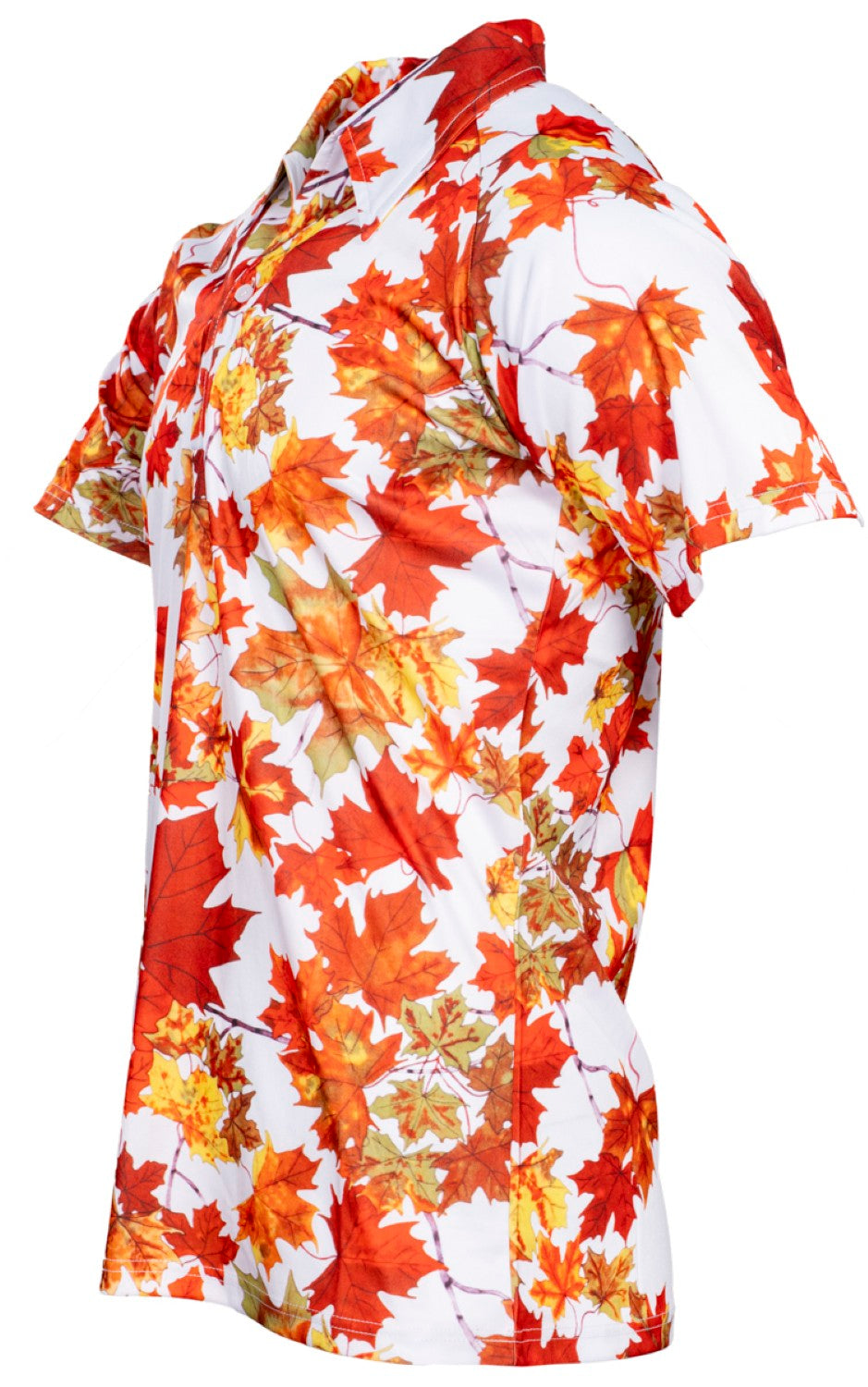 Tyler Durden Maple Leaf Button Up Shirt Adult Halloween Costume Cosplay Shirt