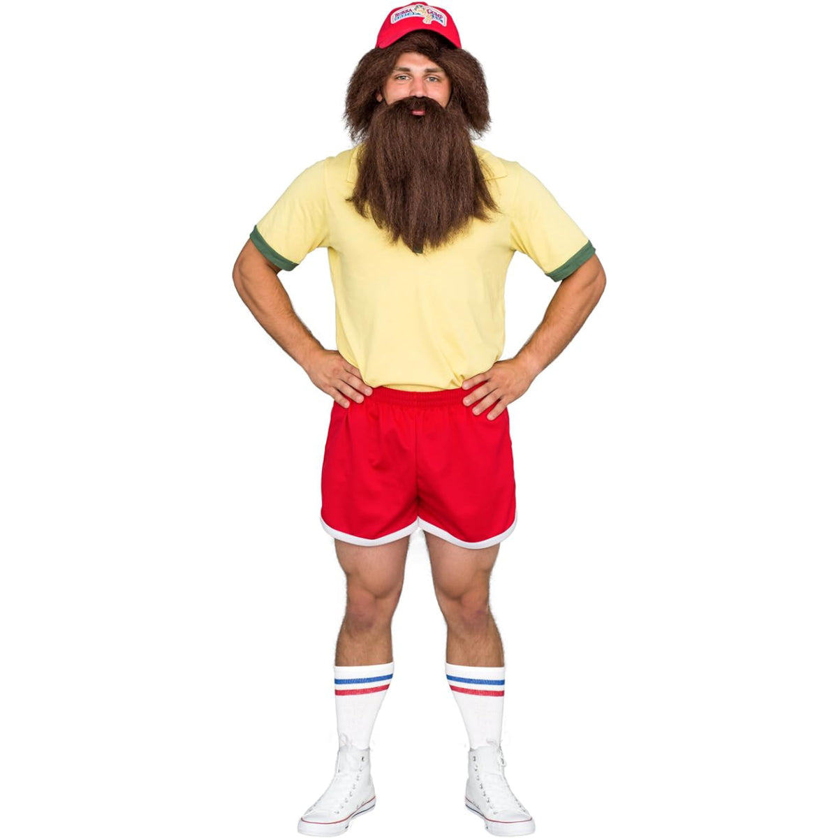 Forrest Gump Costume Extravaganza Bubba and The Running Man Deluxe Sets for Halloween Cosplay Front Look