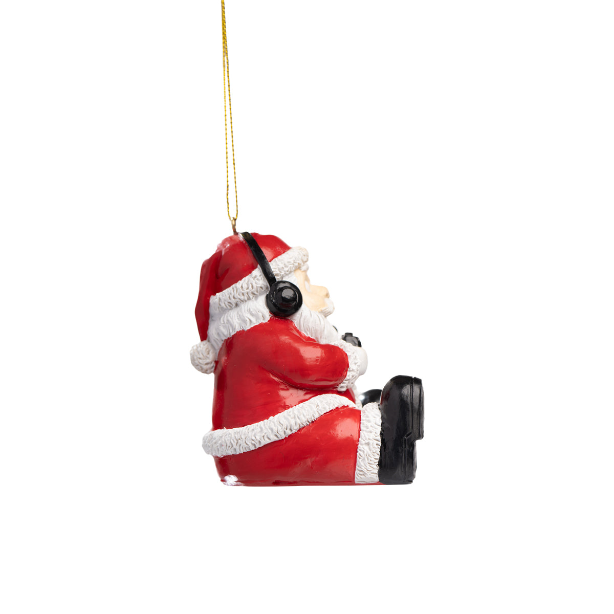 Gamer Santa Ornament Right Look