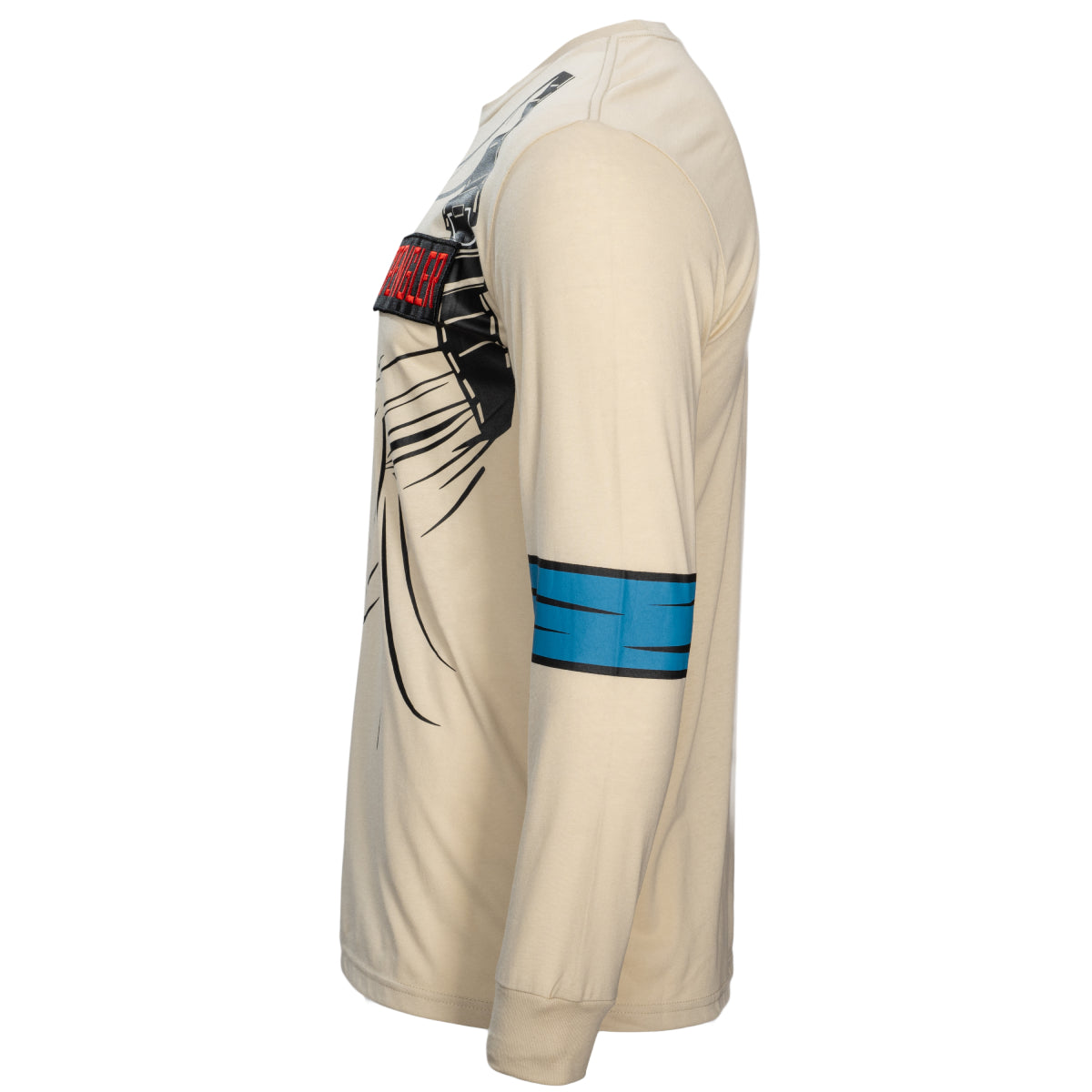 Ghostbusters Costume T-Shirt with Four Interchangeable Name Patches Side View