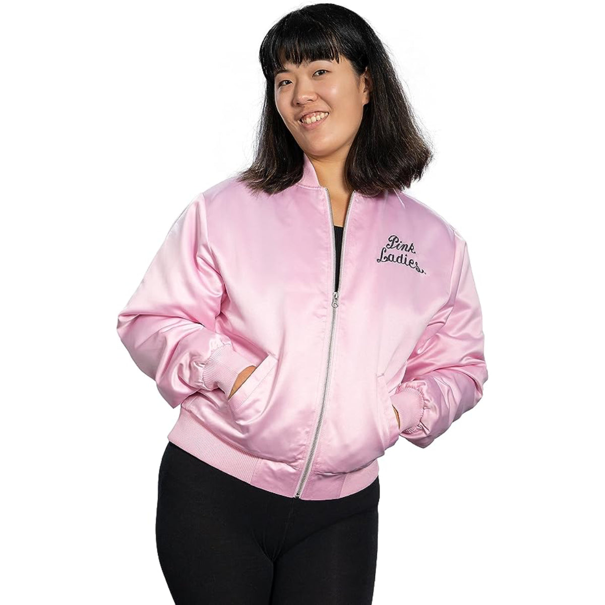Grease Movie Pink Ladies Costume Jacket Front View