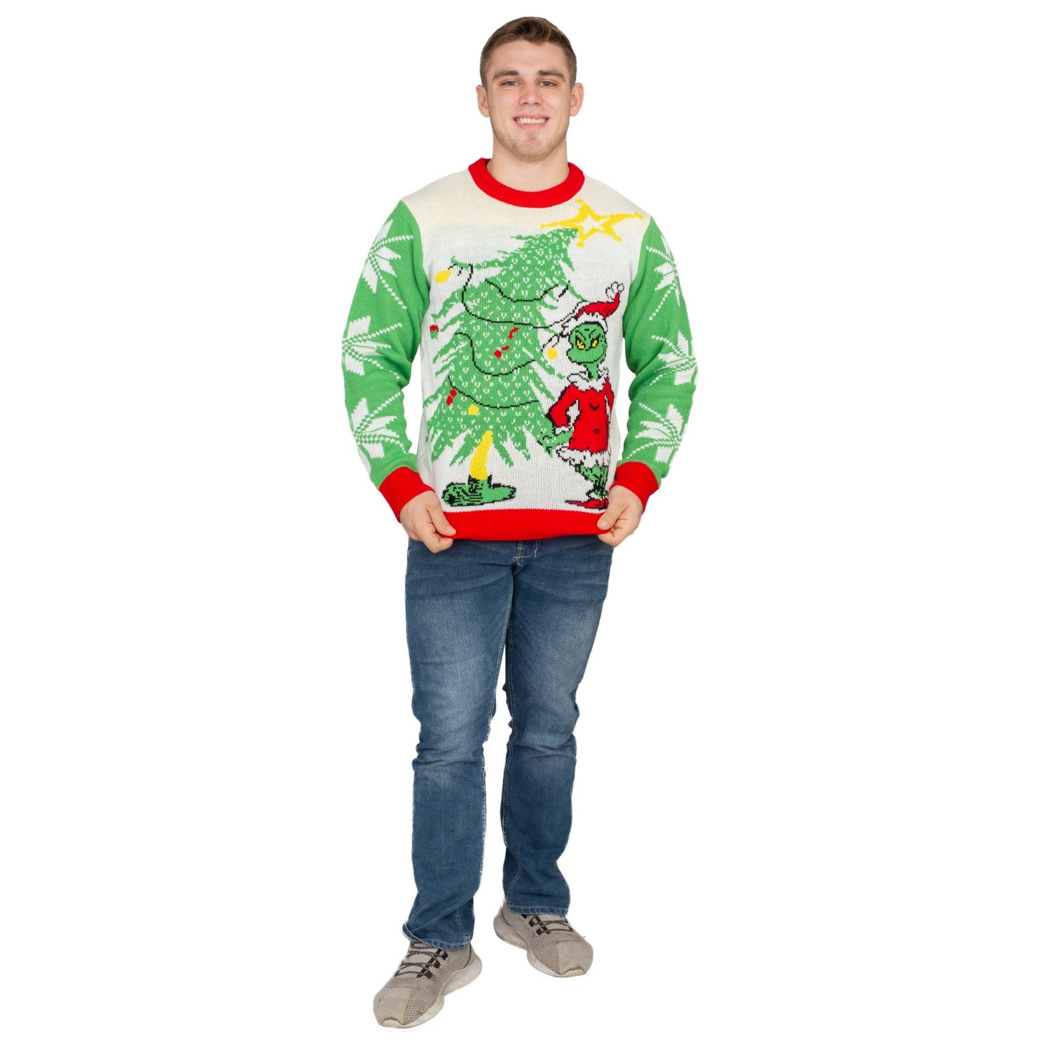 Grinch As Santa Ugly Christmas Sweater
