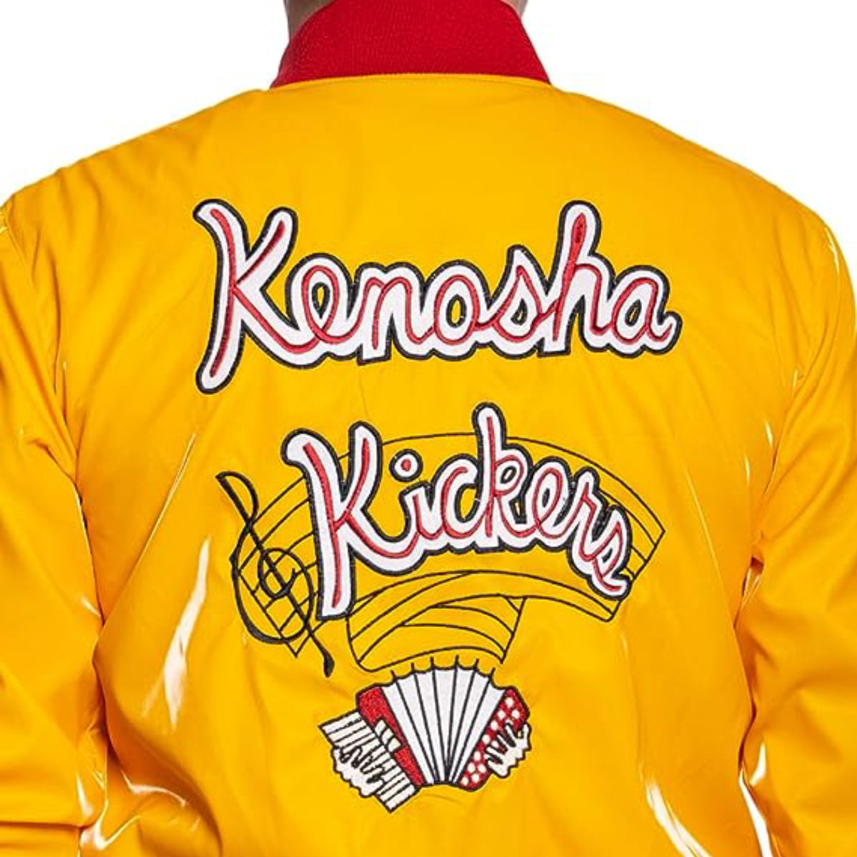 Home Alone John Candy Gus Polinski Kenosha Kickers Jacket Back view