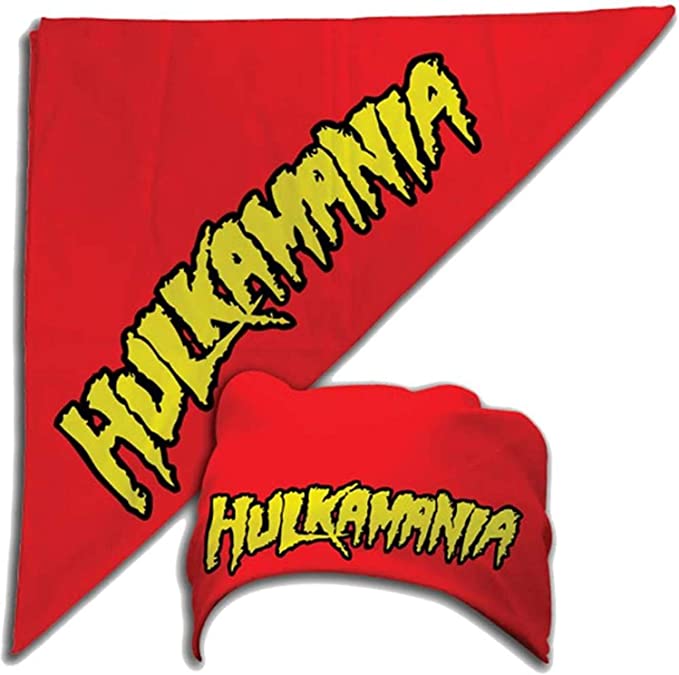 Hulkamania Red/Gold Bandana