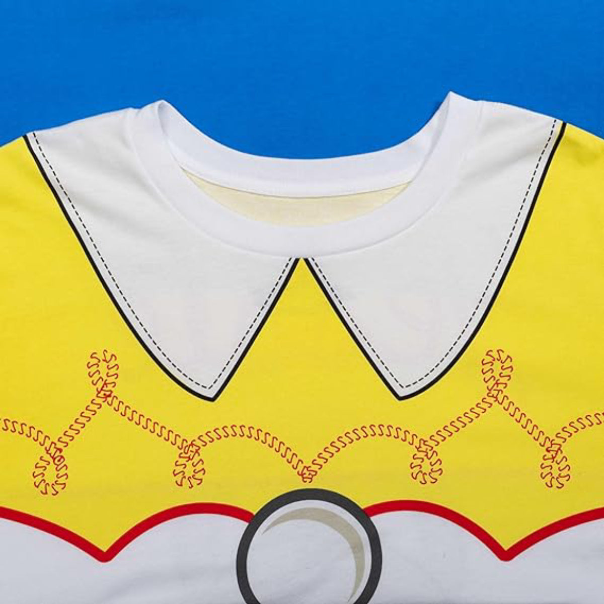 I Am Jessie Toy Story Adult Long Sleeve T-Shirt Collar