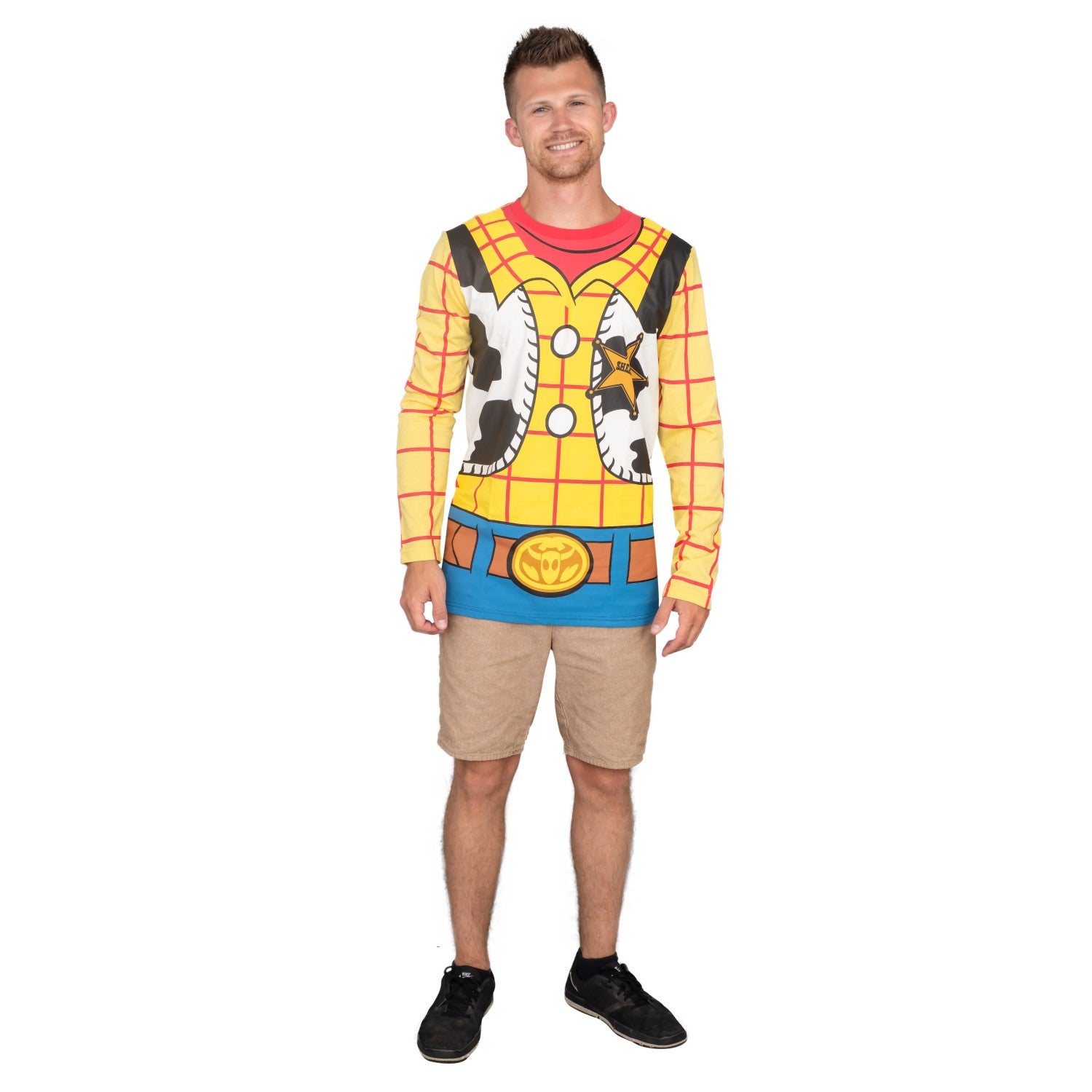 Toy Story Sheriff Adult Long Sleeve Costume T-shirt