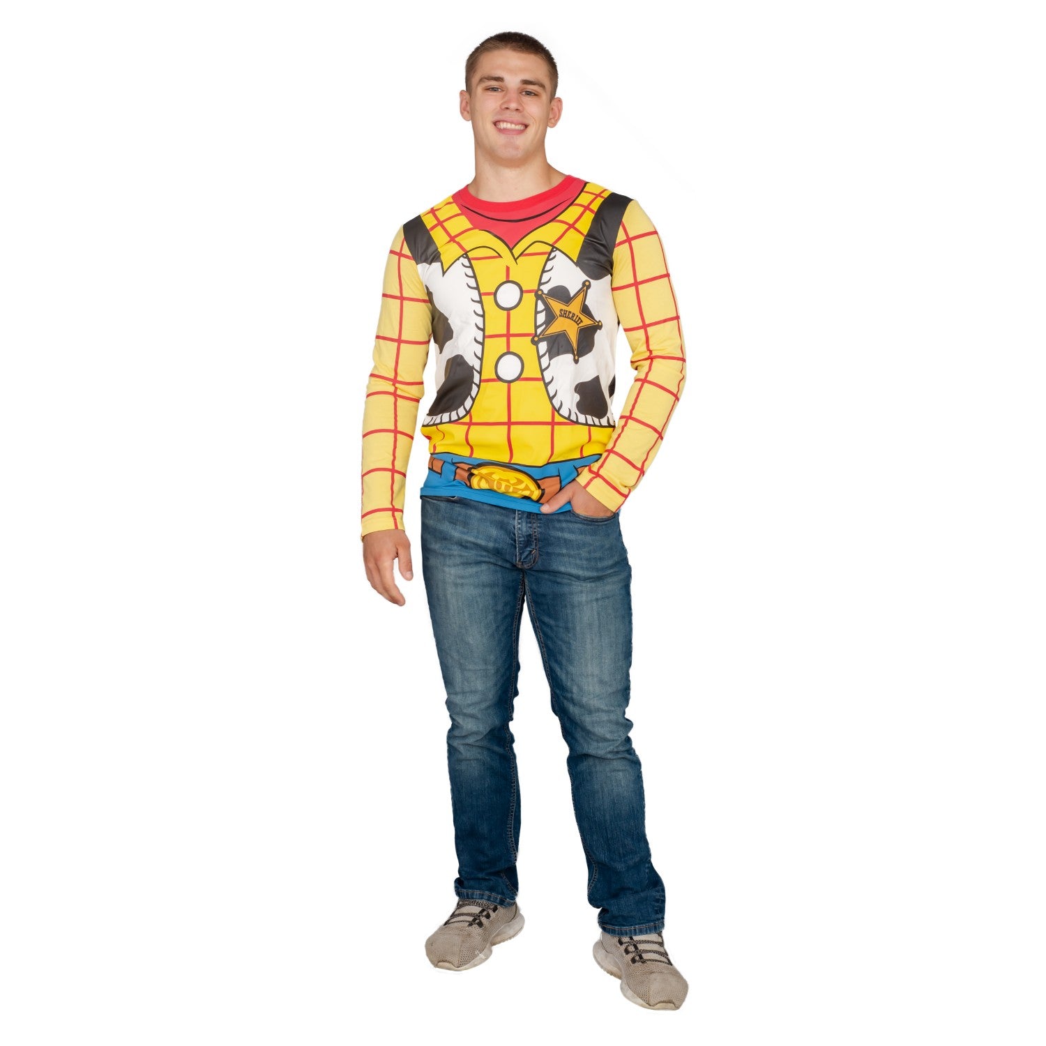Toy Story Sheriff Adult Long Sleeve Costume T-shirt