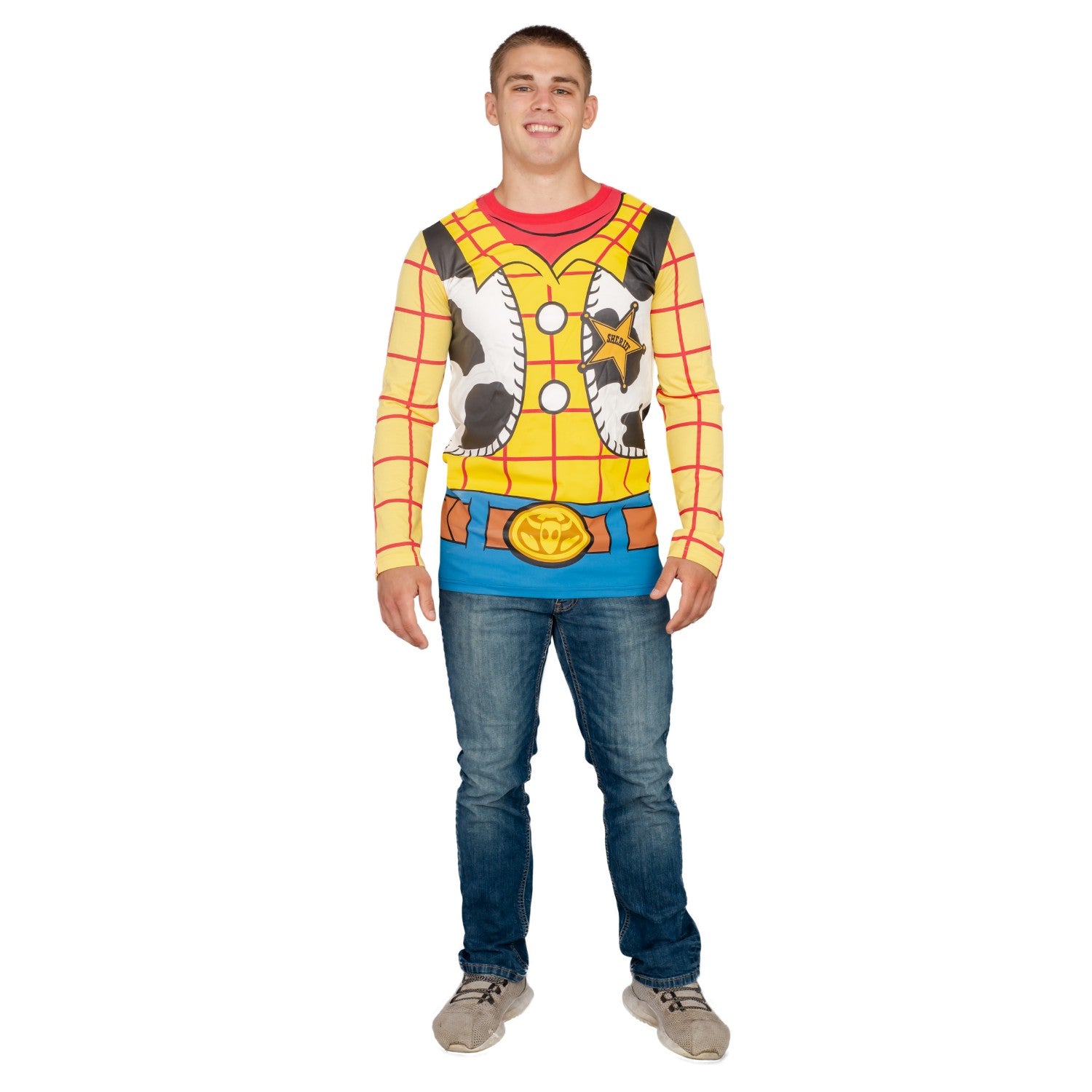 Toy Story Sheriff Adult Long Sleeve Costume T-shirt