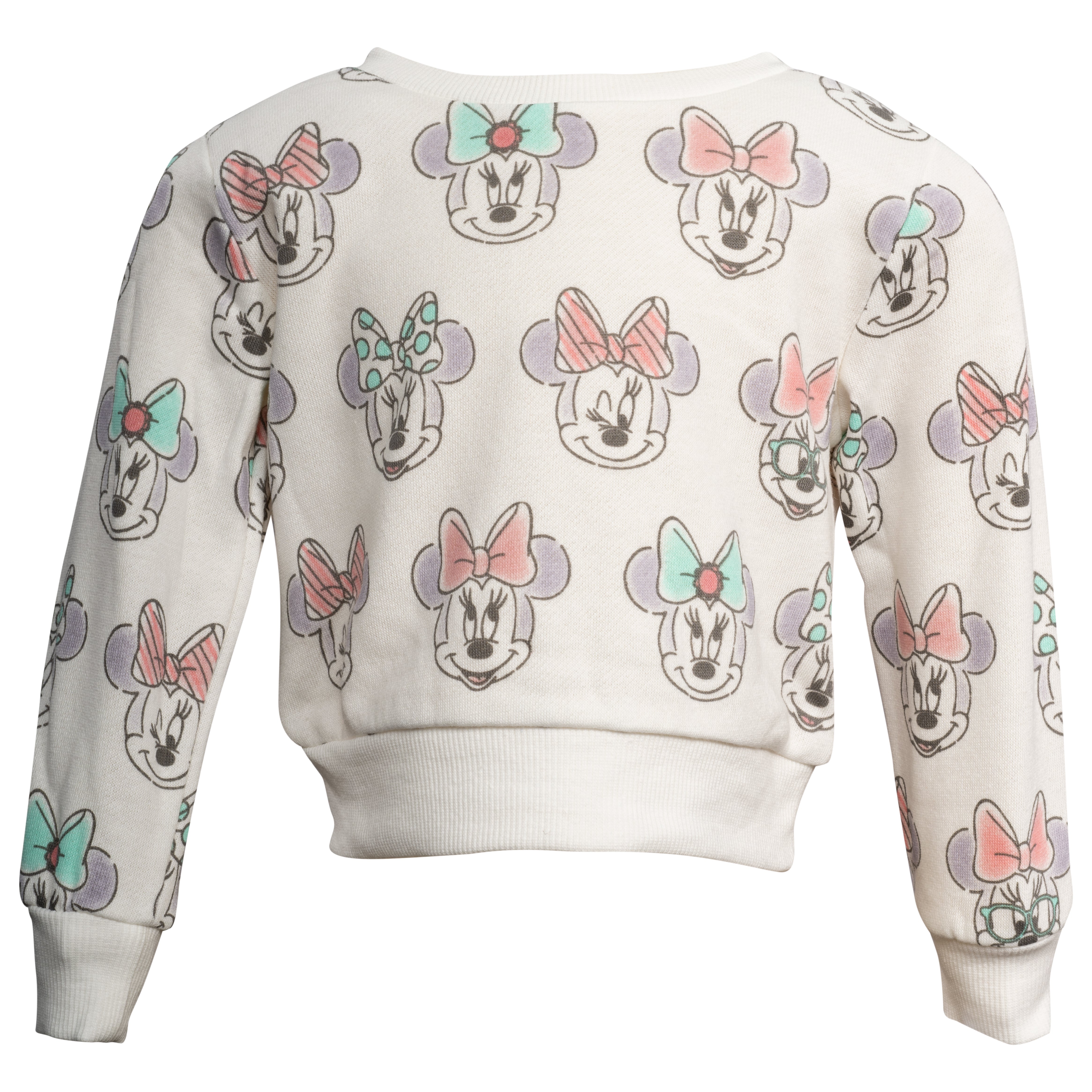 Mad Engine Minnie Mouse All Over Heads Sweatshirt for Babies