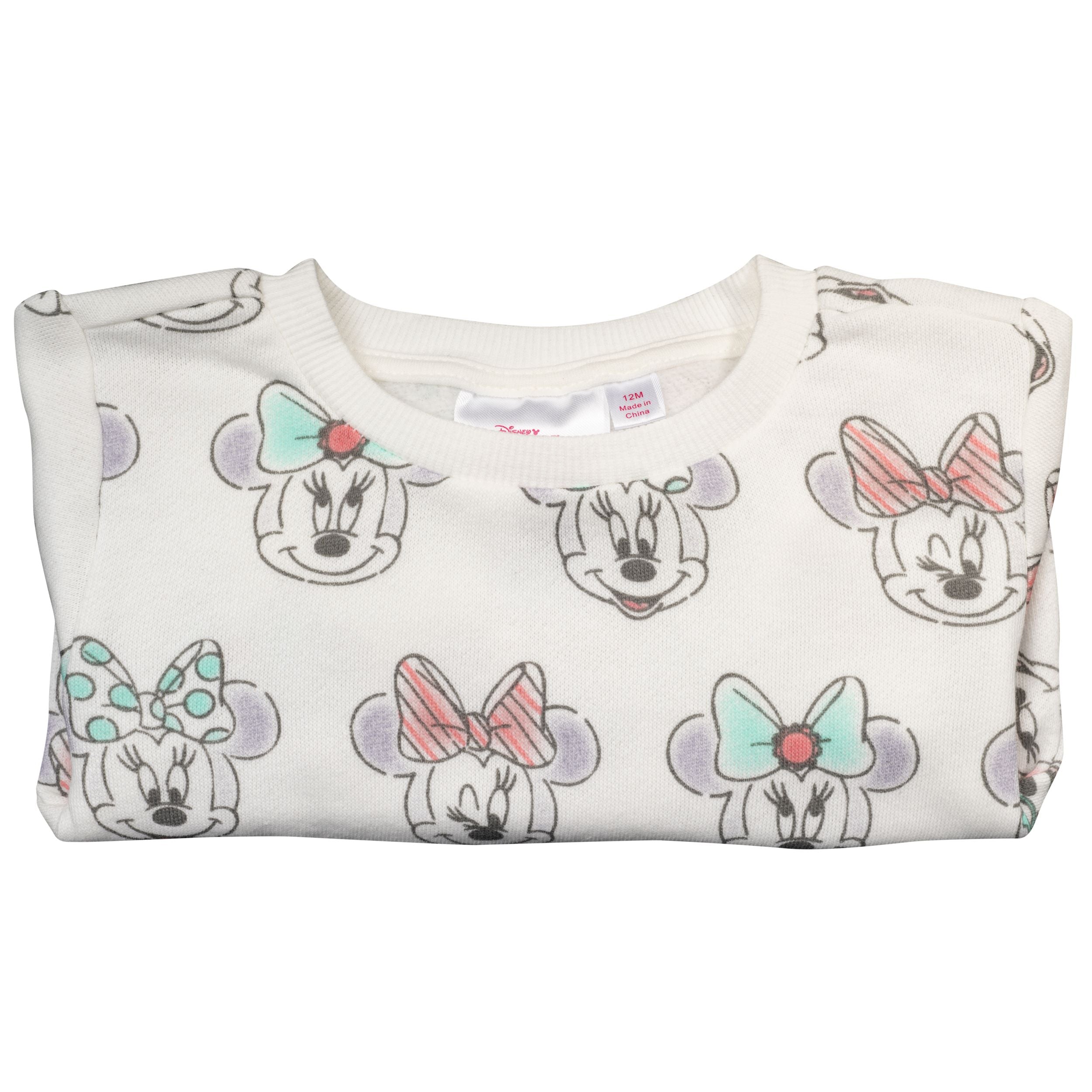 Mad Engine Minnie Mouse All Over Heads Sweatshirt for Babies