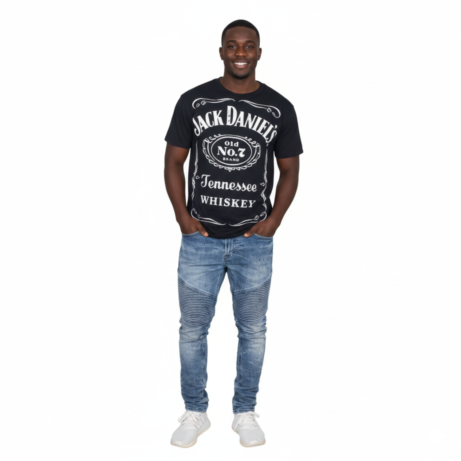 Jack Daniel's Whiskey Old No. 7 Tennessee Label T-shirt
