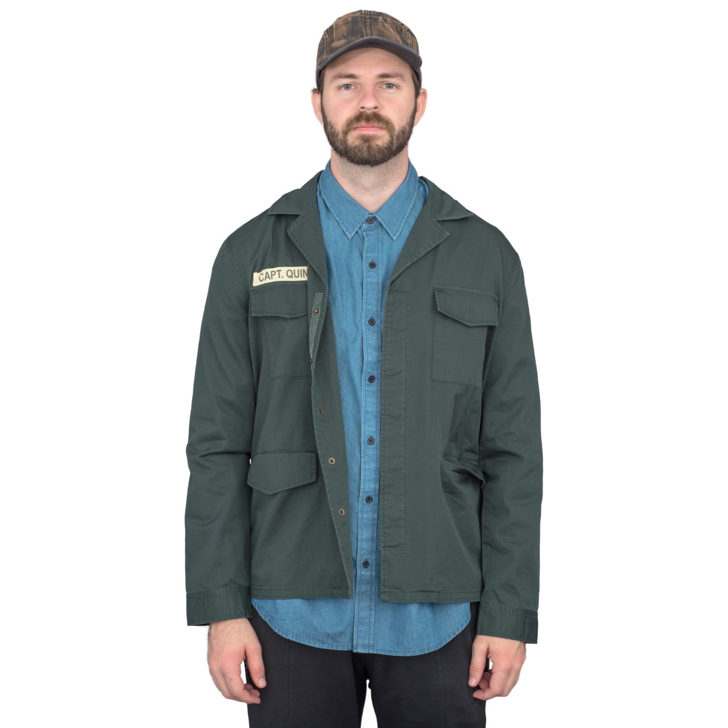 Jaws Shark Quint Adult Halloween Costume Complete Set