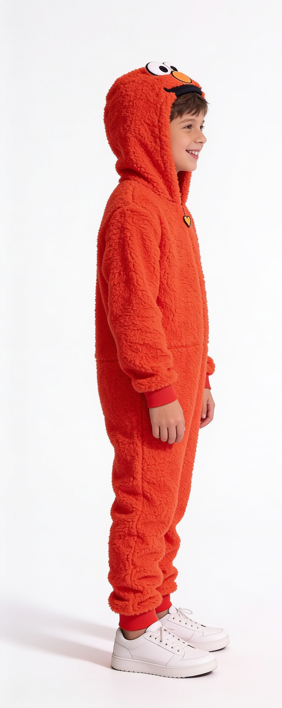 Kids Youth Elmo Halloween Cosplay Costume Pajamas Jumpsuit