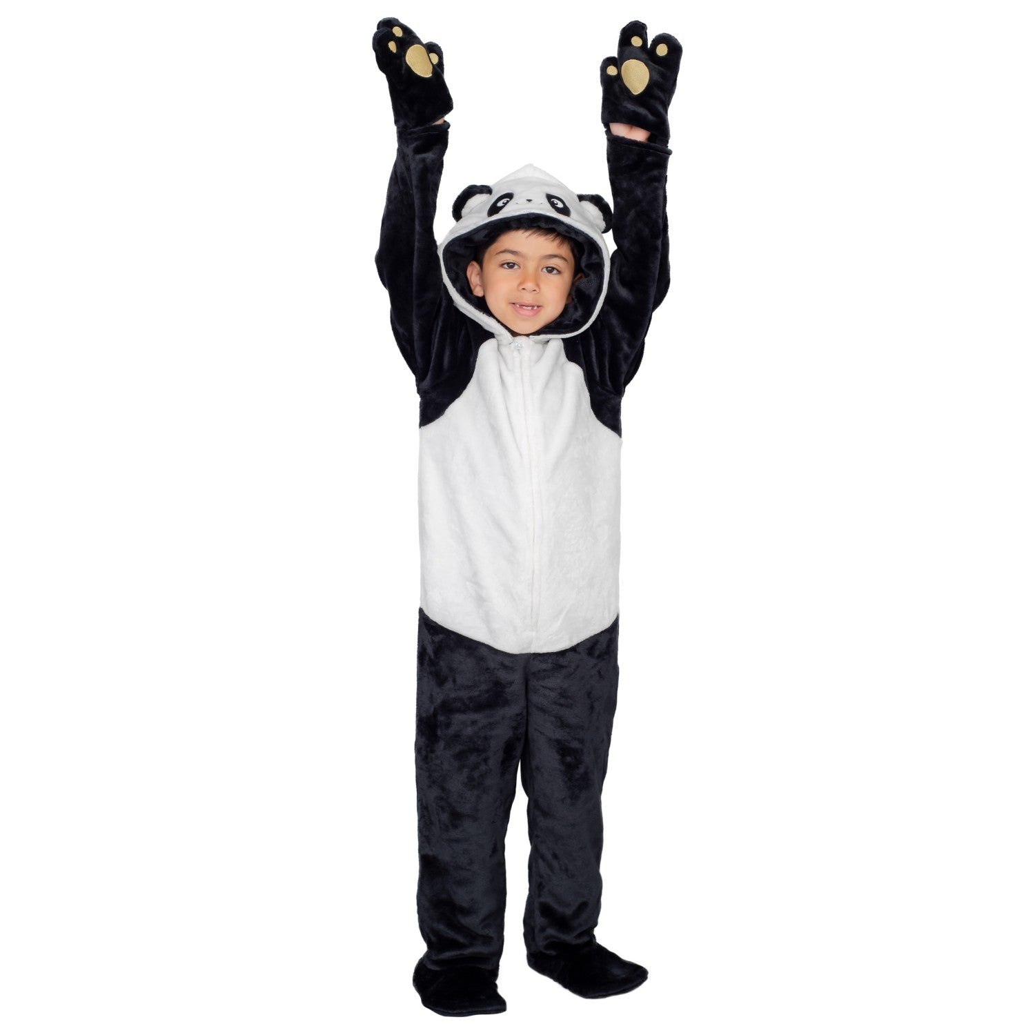 Kids Youth Child Panda Halloween Cosplay Costume Flappy Suit