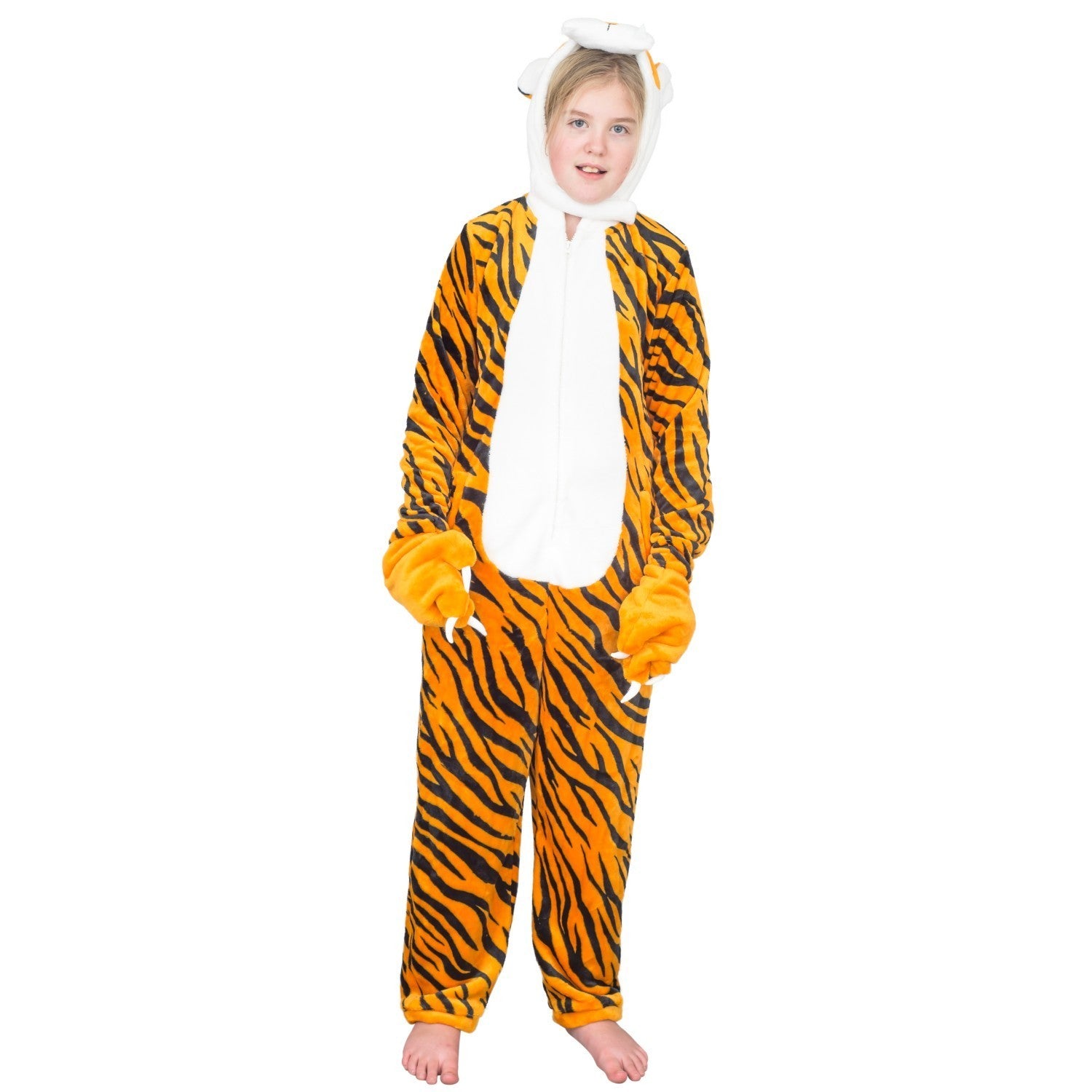 Kids Youth Child Tiger Halloween Cosplay Costume Flappy Suit