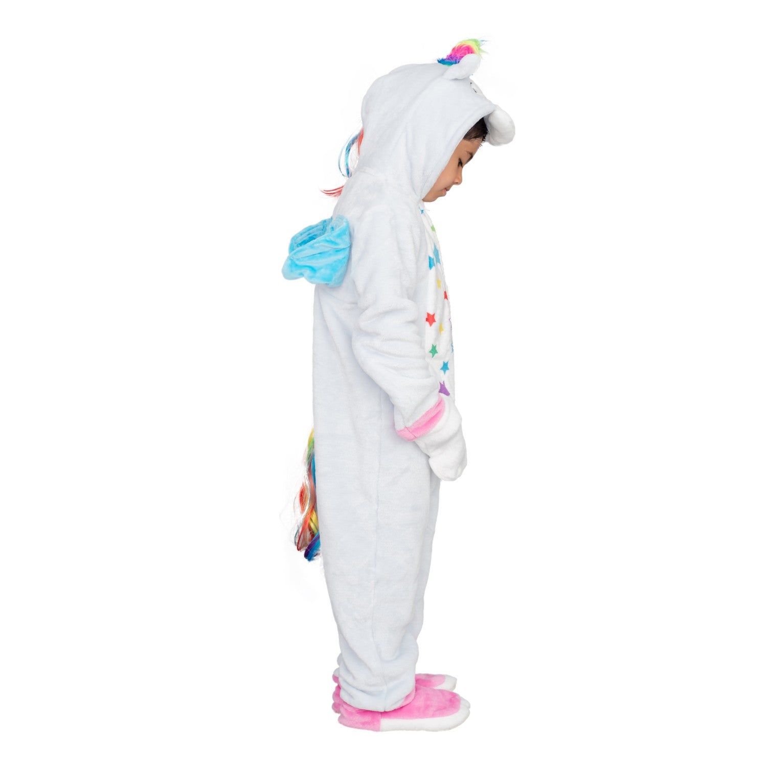 Kids Youth Child Unicorn Halloween Cosplay Costume Flappy Suit
