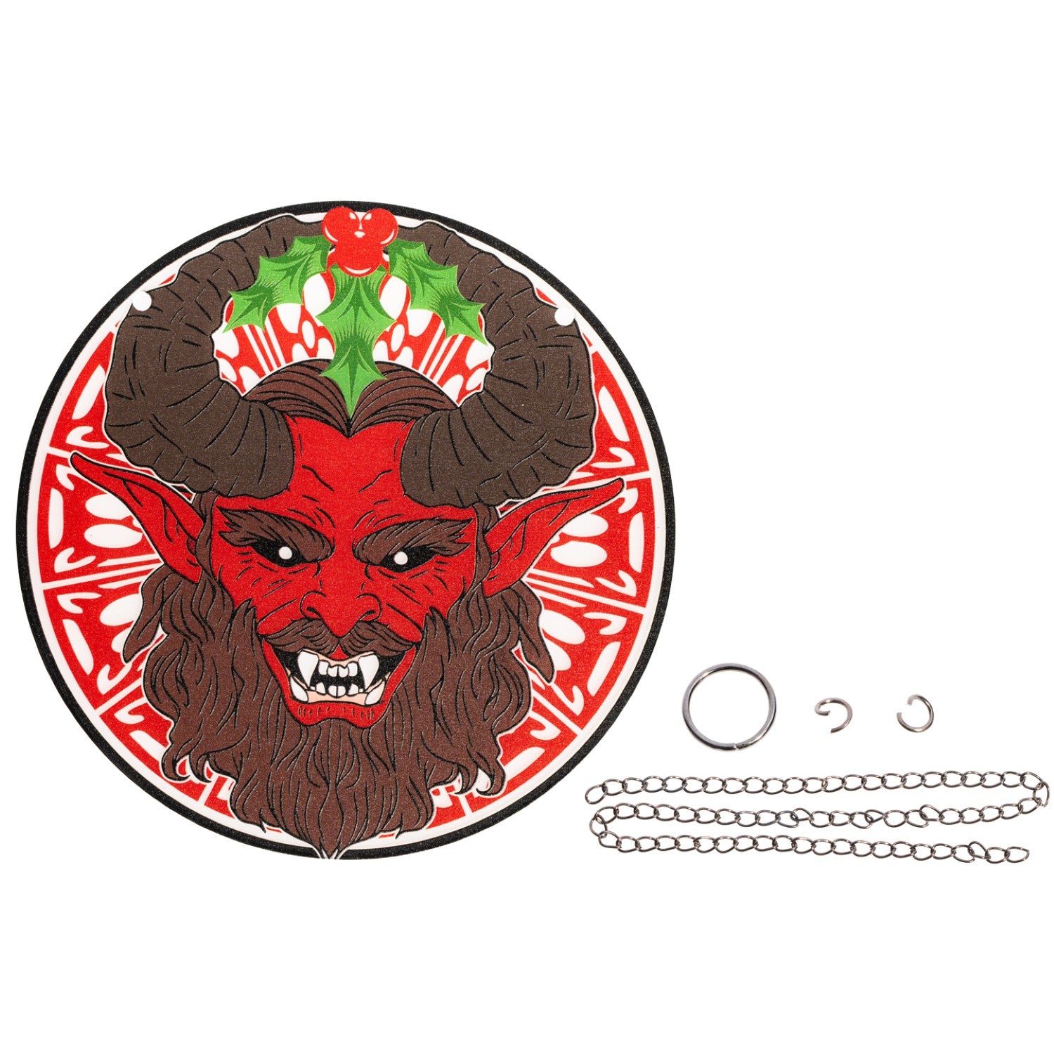 Krampus 6-Inch Suncatcher Monster Halloween Christmas Ornament Window Hanging Home Decor Gift