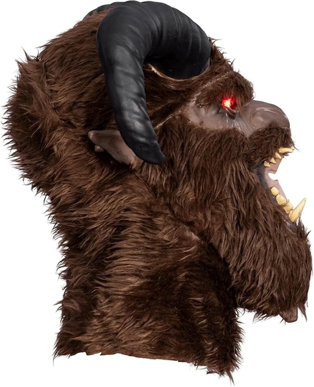 Krampus Scary Santa Claus Light Up Eyes Adult Unisex Halloween Costume Cosplay Mask