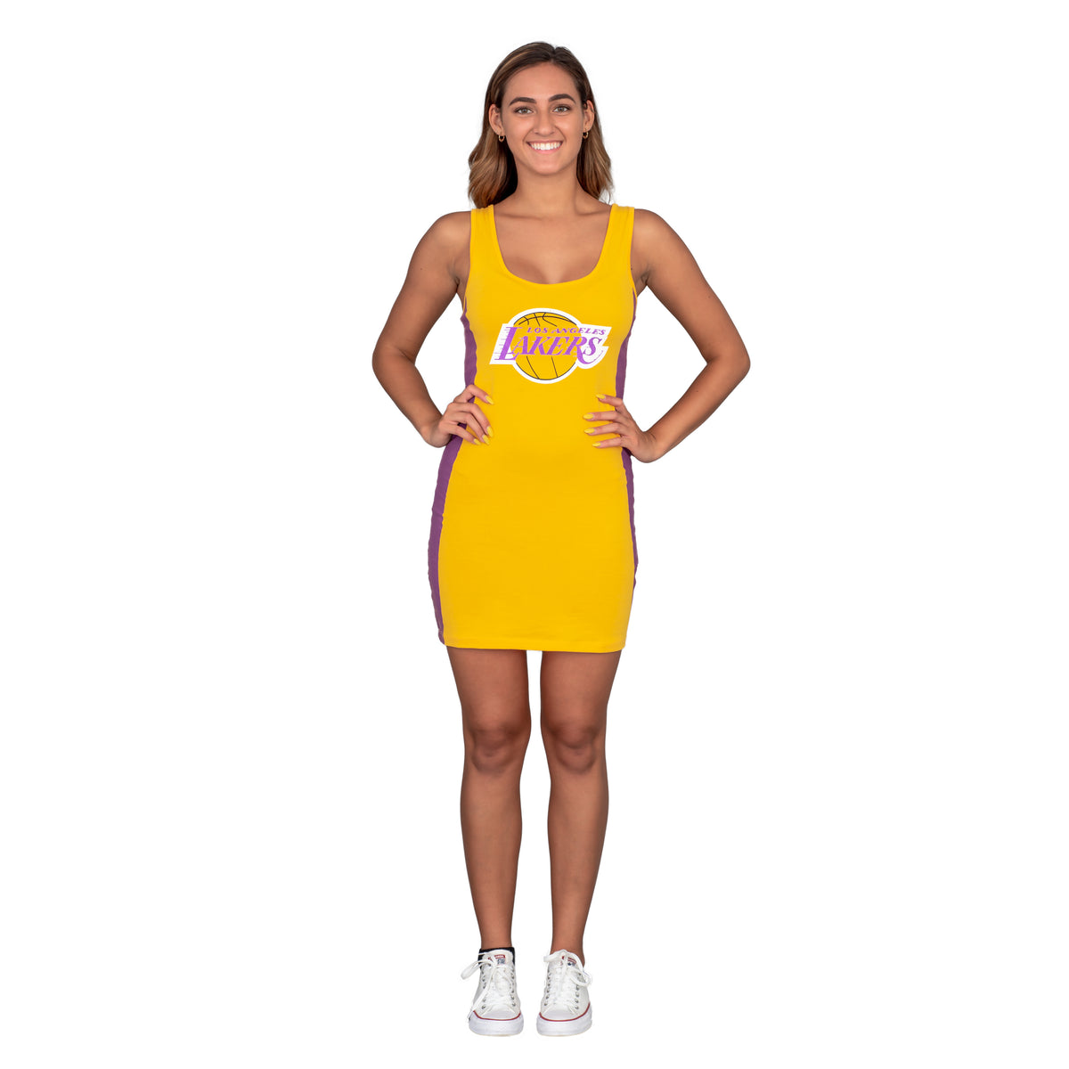 Juniors NBA L.A. Girl Cheerleader Halloween Costume Tank Dress Cosplay Outfit