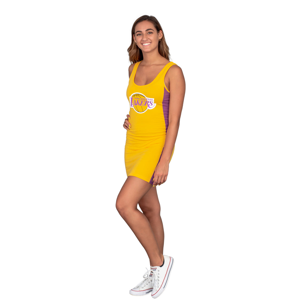 Juniors NBA L.A. Girl Cheerleader Halloween Costume Tank Dress Cosplay Outfit