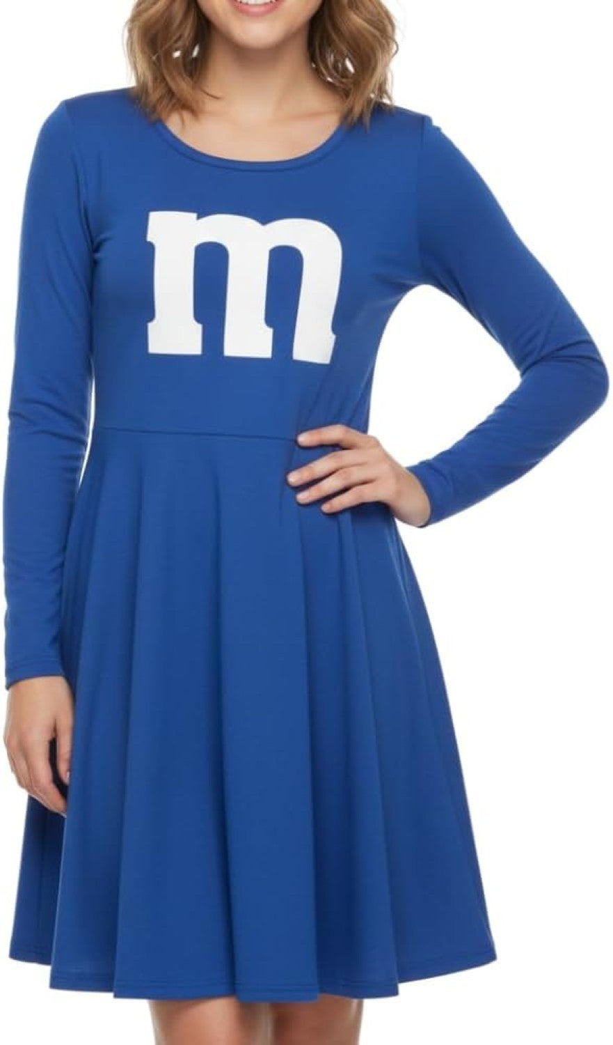 M Team Long Sleeve Women’s Adult Costume Dress Fun Halloween Cosplay Outfit in Multiple Colors