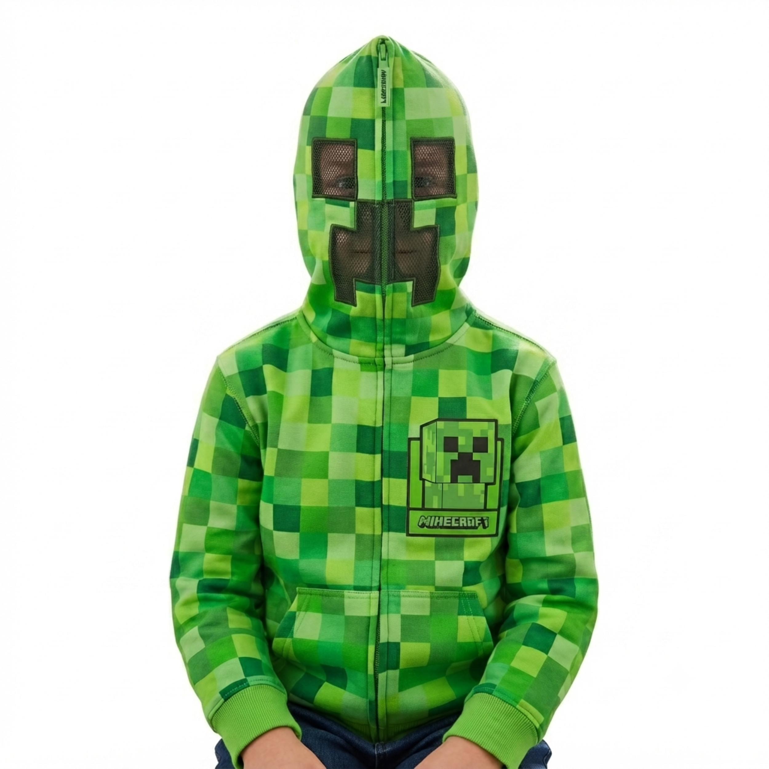 Minecraft The Creeper Gamer Gift Idea Unisex Youth Kids Hoodie Sweatshirt