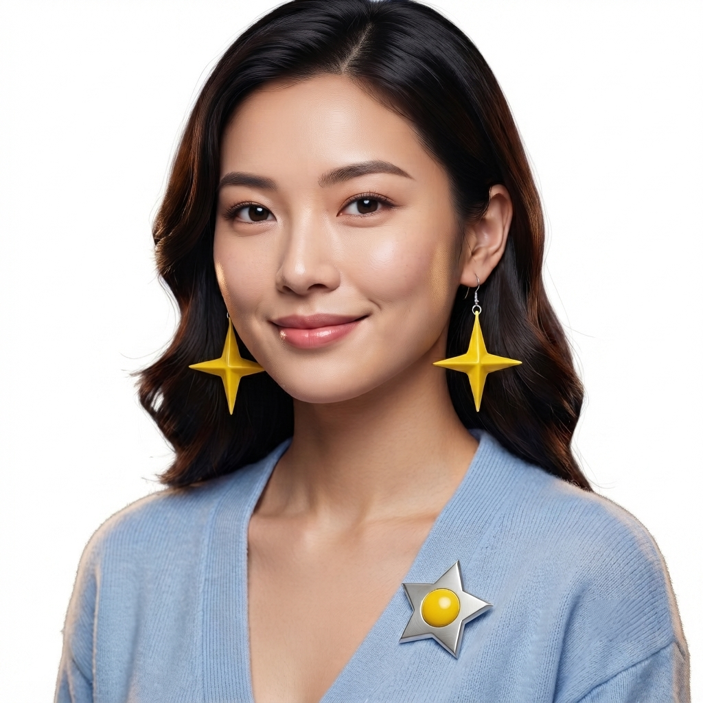 Mario Galaxy Replica Rosalina 3 PC Halloween Cosplay Costume Jewelry Set