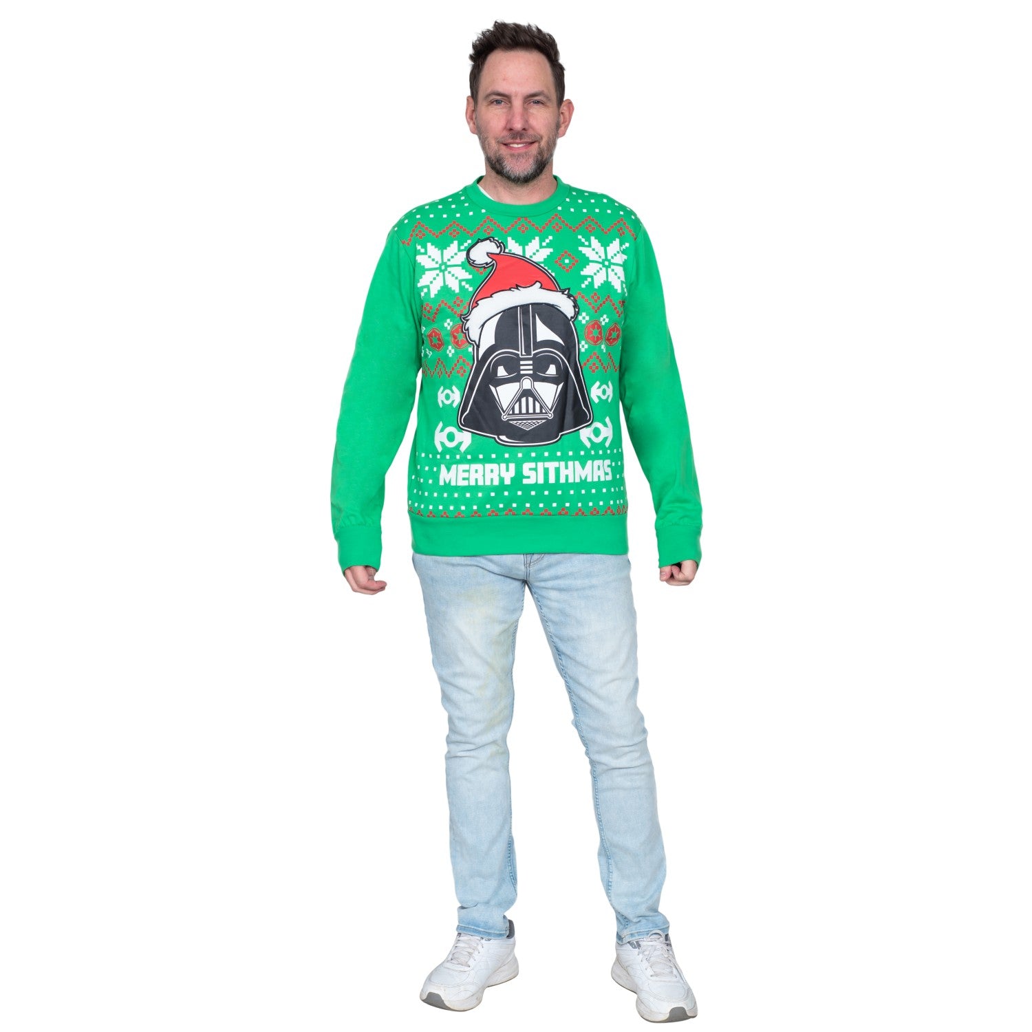 Star Wars Merry Sithmas Darth Vader Green Ugly Christmas Sweatshirt