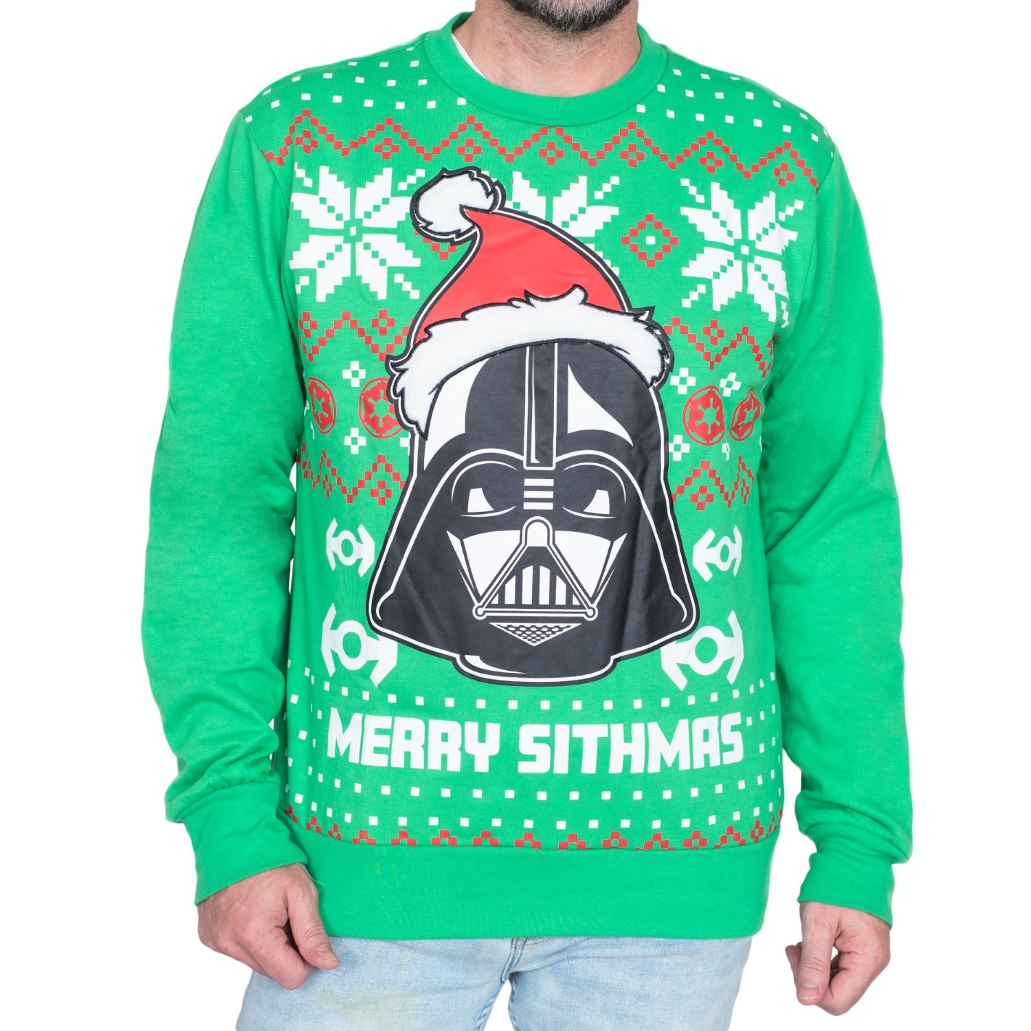Star Wars Merry Sithmas Darth Vader Green Ugly Christmas Sweatshirt