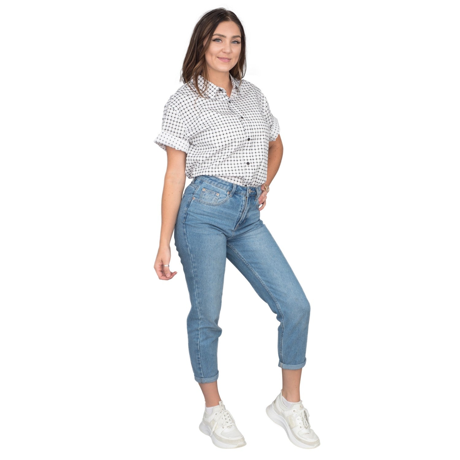 Marty McFly Halloween Costume Button Up Shirt