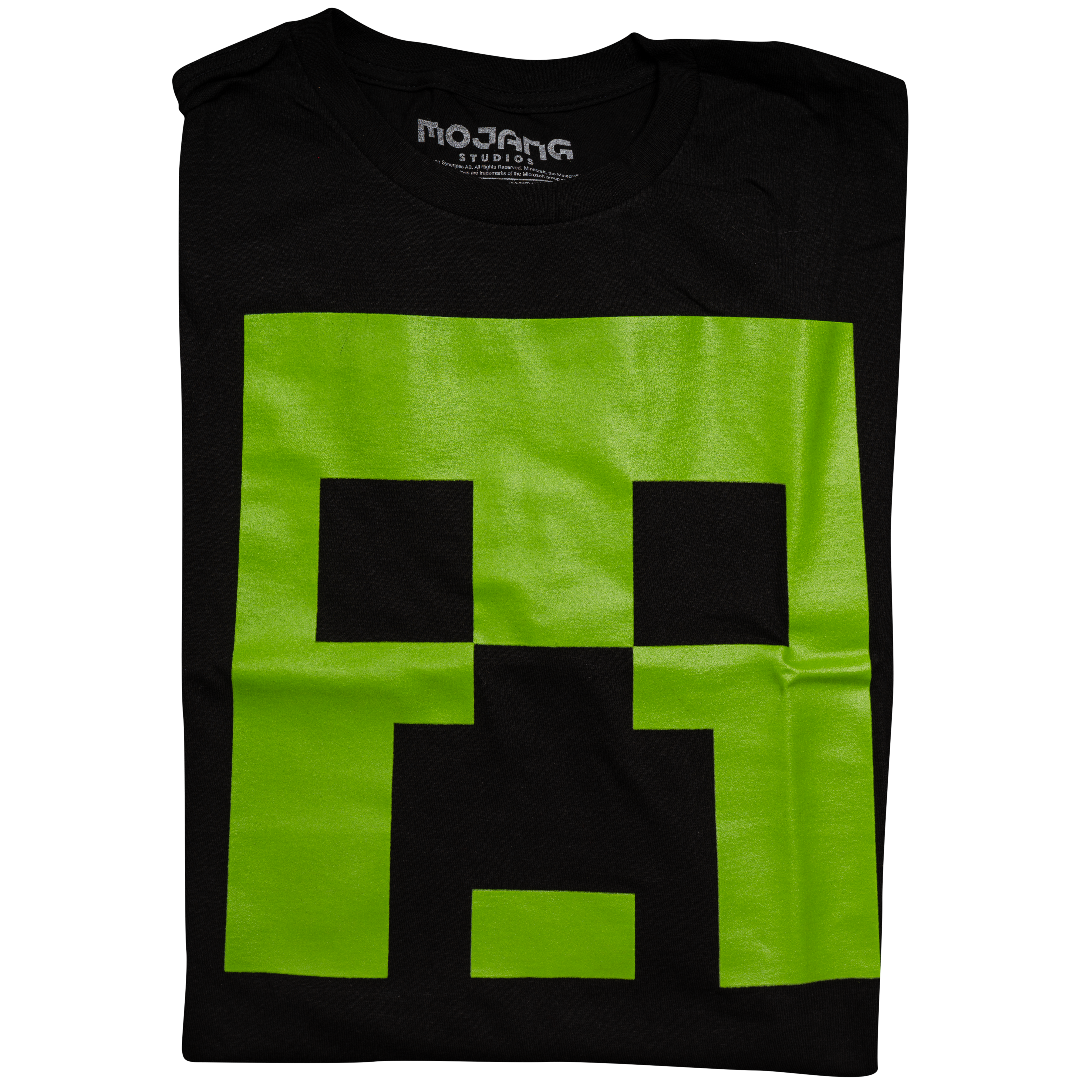 Men's Minecraft Fear the Creeper Glow in Dark 2 Piece Set T-shirt