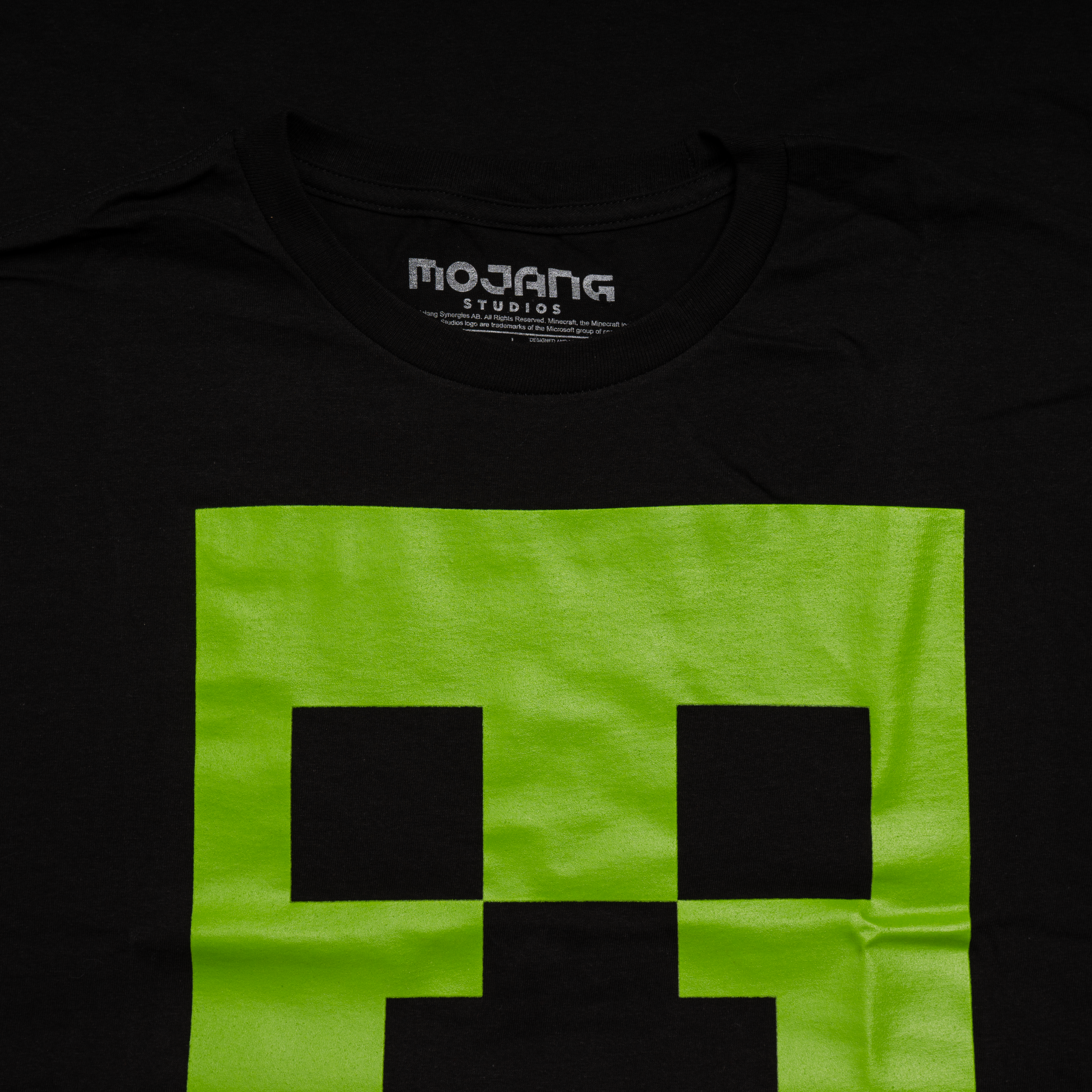 Men's Minecraft Fear the Creeper Glow in Dark 2 Piece Set T-shirt