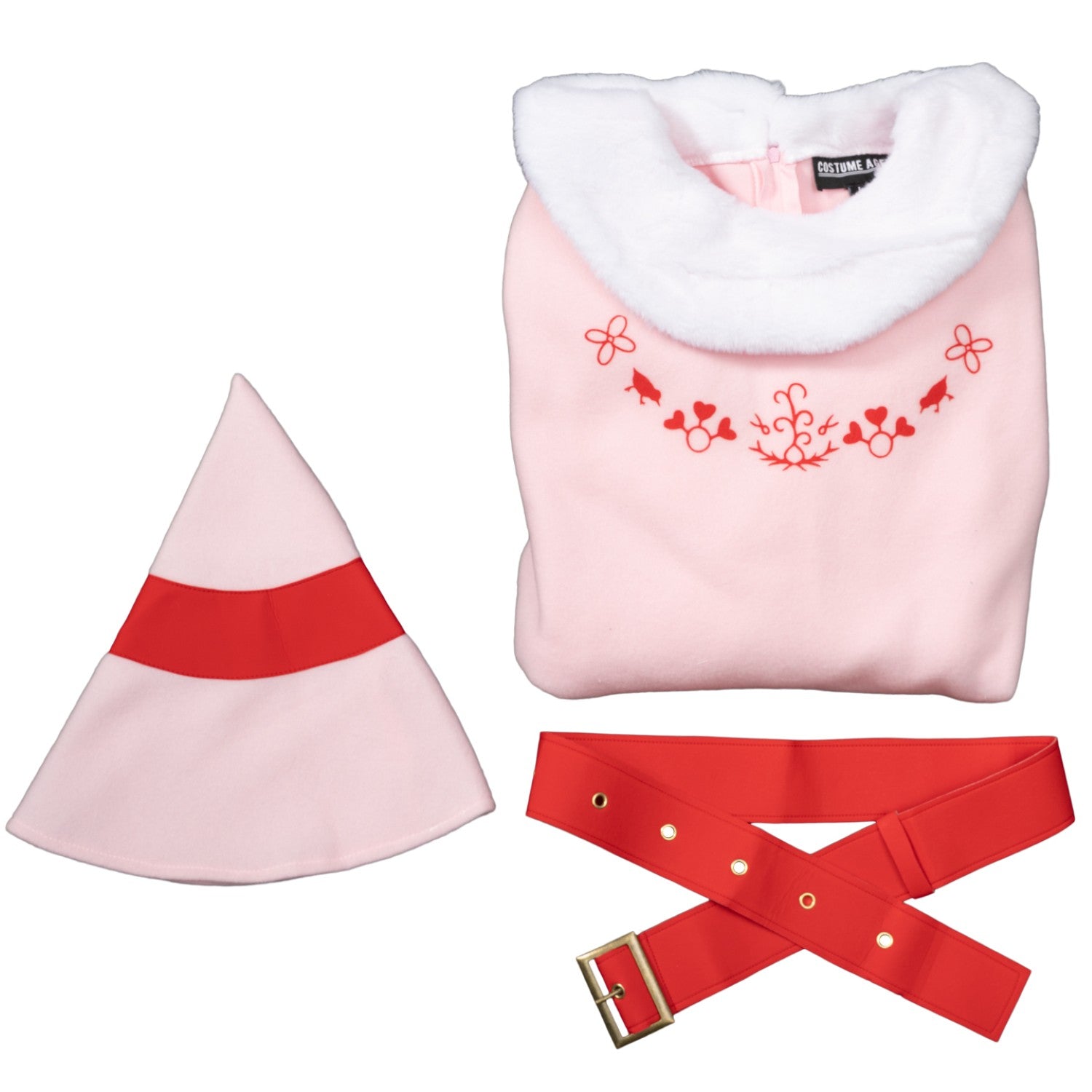 Mrs. Elf Pink Women's Deluxe Halloween Cosplay Costume Set