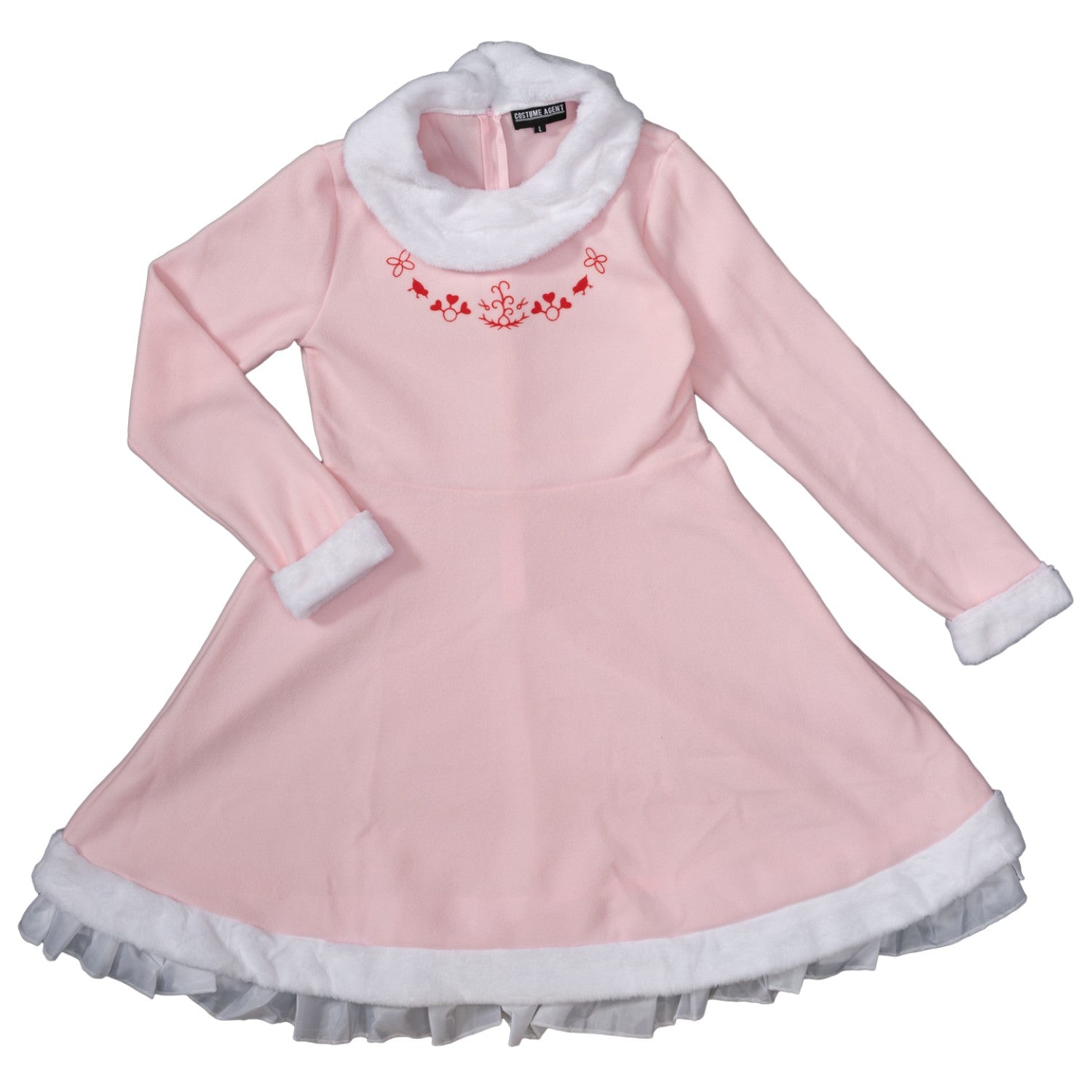 Mrs. Elf Pink Women's Deluxe Halloween Cosplay Costume Set