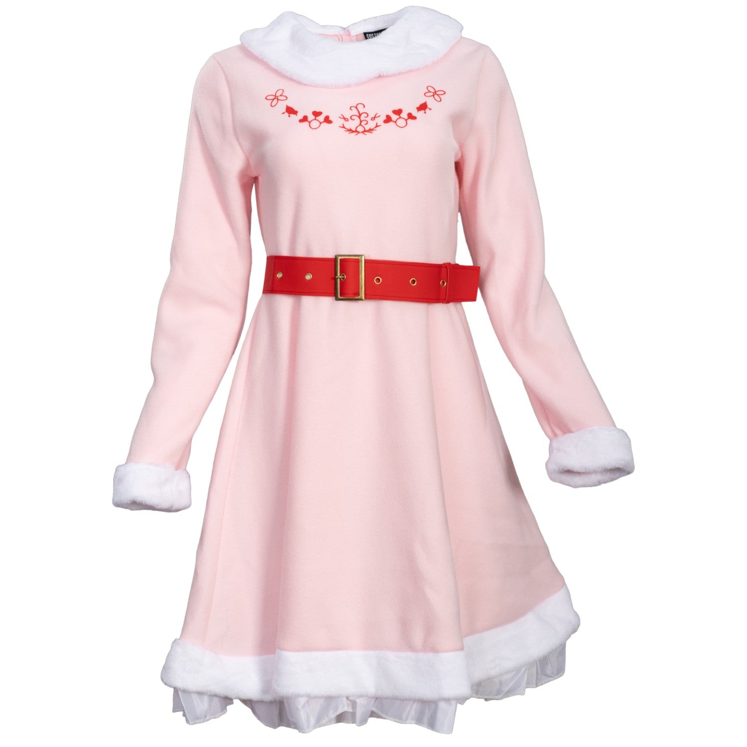 Mrs. Elf Pink Women's Deluxe Halloween Cosplay Costume Set