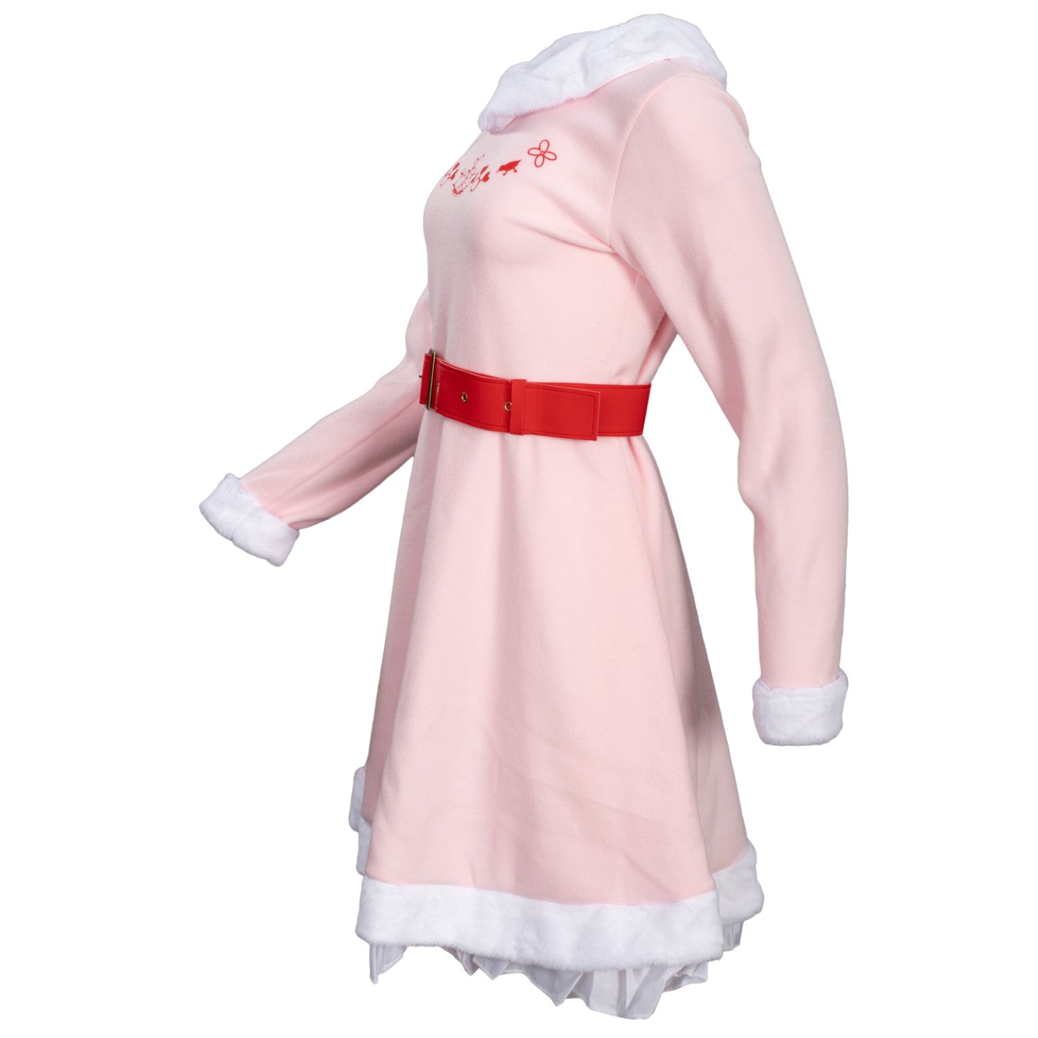 Mrs. Elf Pink Women's Deluxe Halloween Cosplay Costume Set