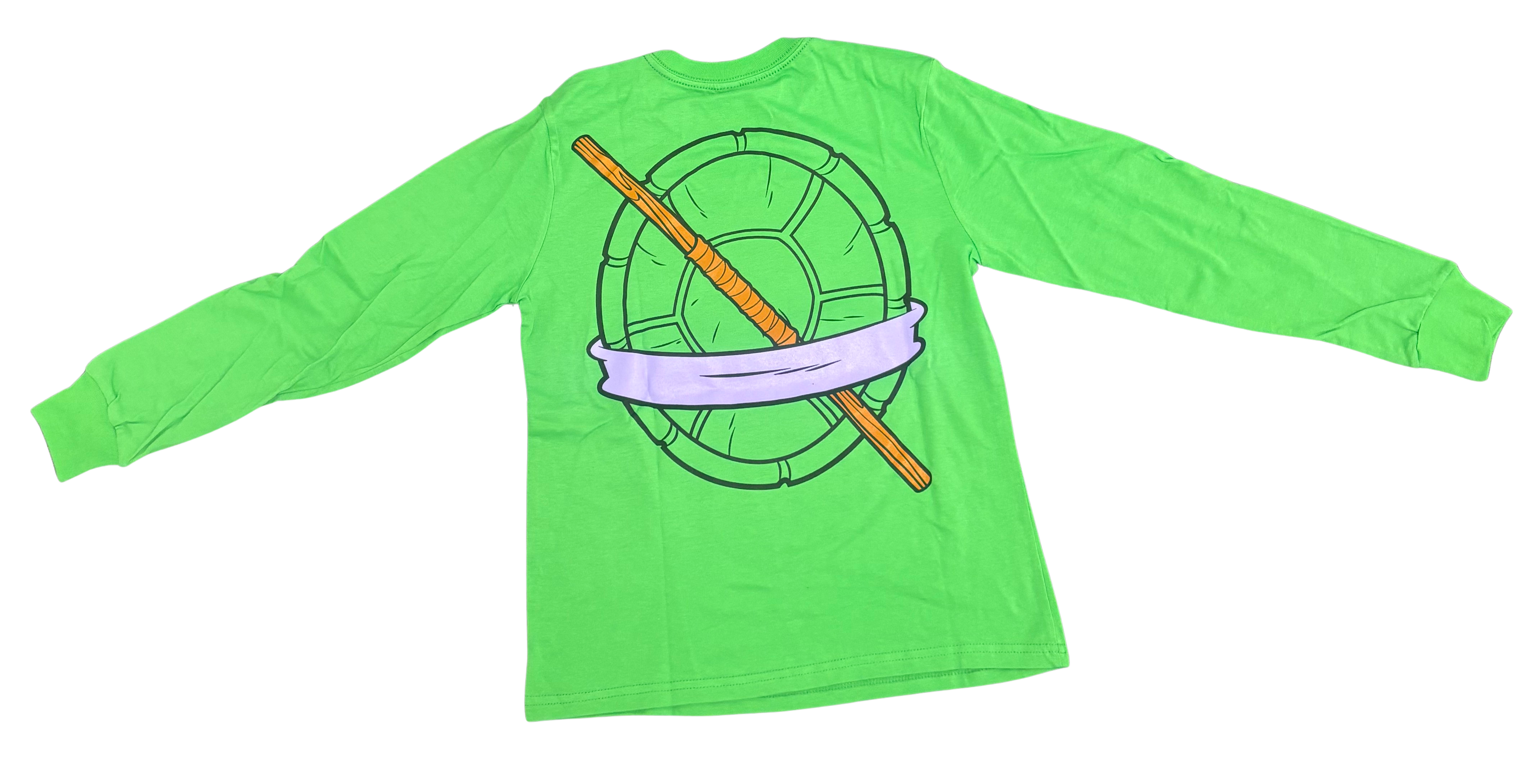 TMNT Donatello Halloween Cosplay Costume Youth Long Sleeve T-Shirt