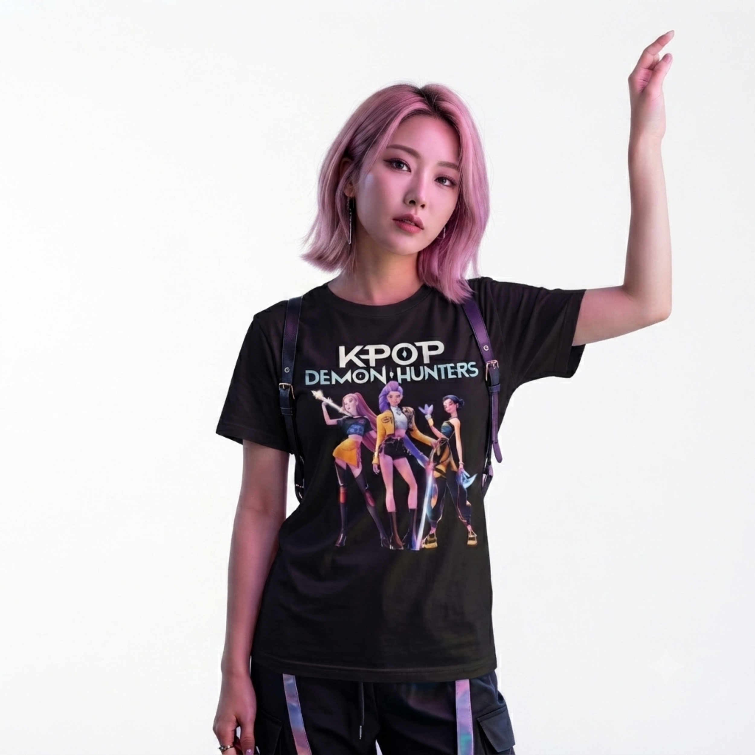K Pop Demon Hunters Adult Unisex Anime Gift Idea T-Shirt