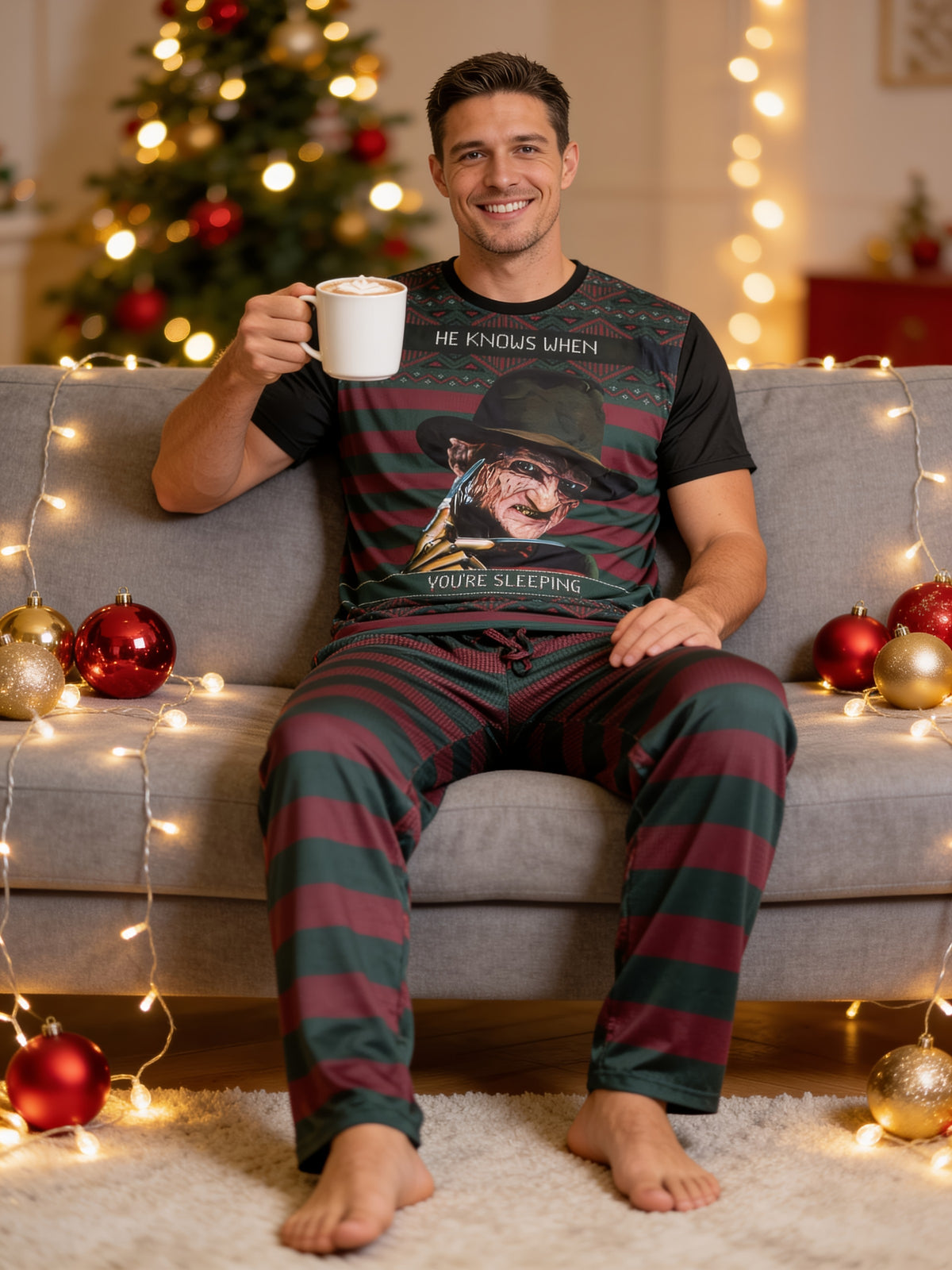 Nightmare on Elm Street Freddy PJ Set