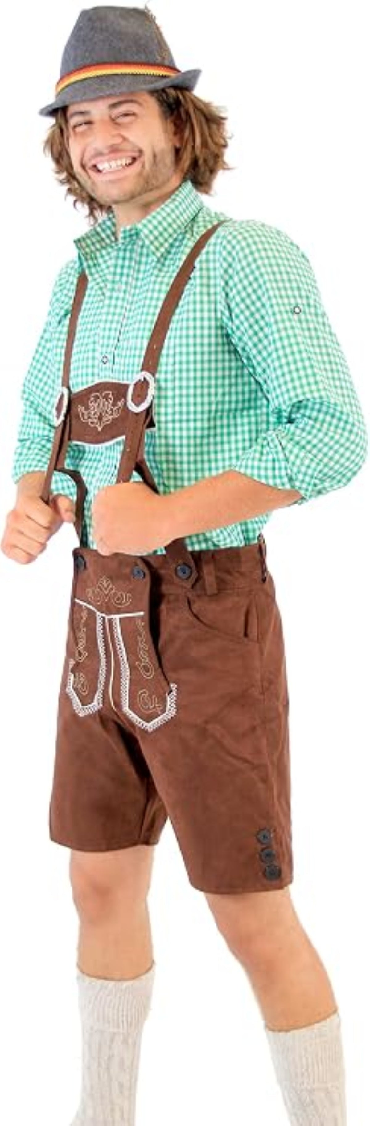 Oktoberfest German Bavarian Lederhosen Halloween Cosplay Costume Accessory