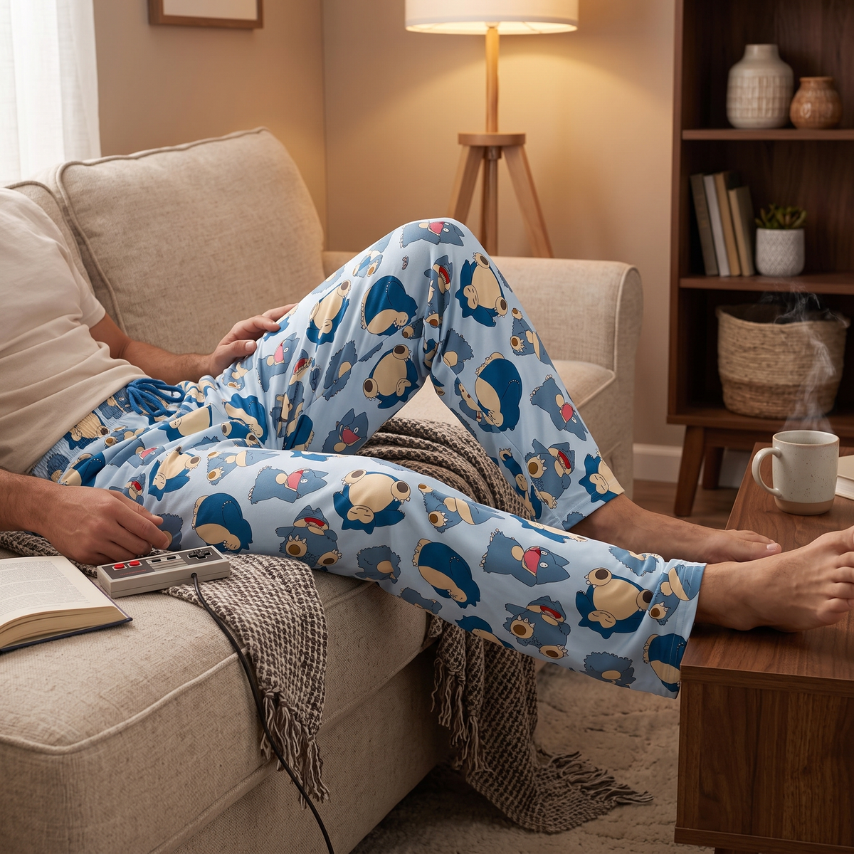 Pokemon Snorlax All Over Print Adult Unisex Lounge Sleep Pants