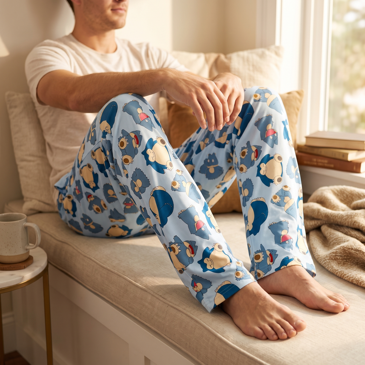 Pokemon Snorlax All Over Print Adult Unisex Lounge Sleep Pants