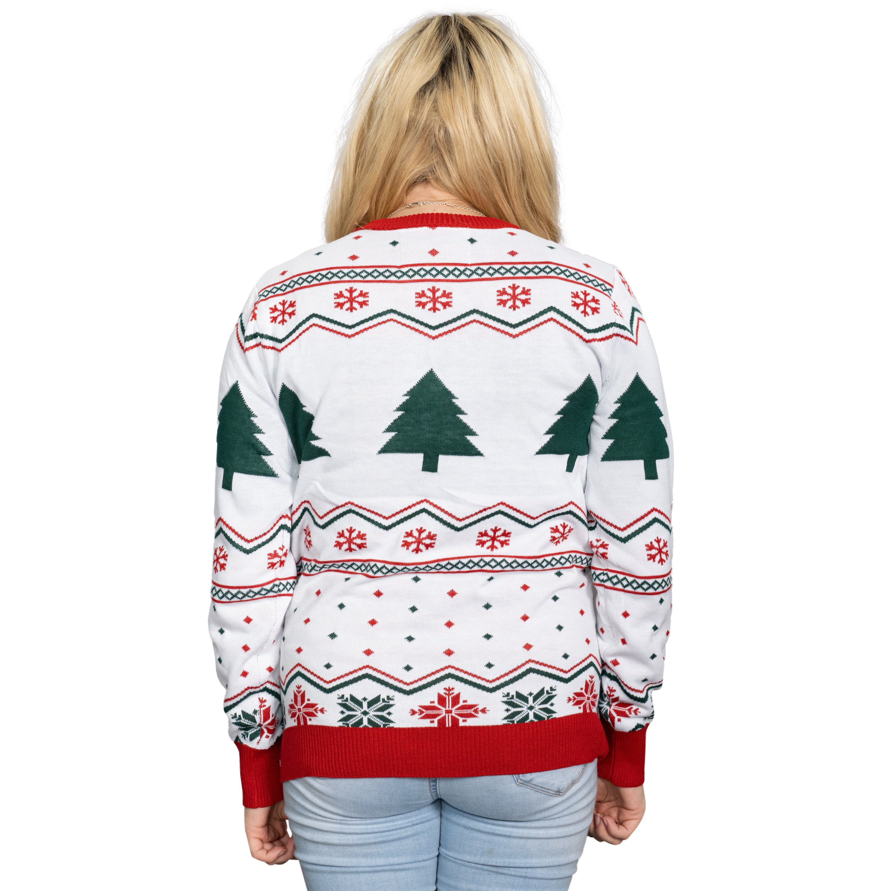 Hanging Lights SpongeBob and Patrick Christmas Sweater