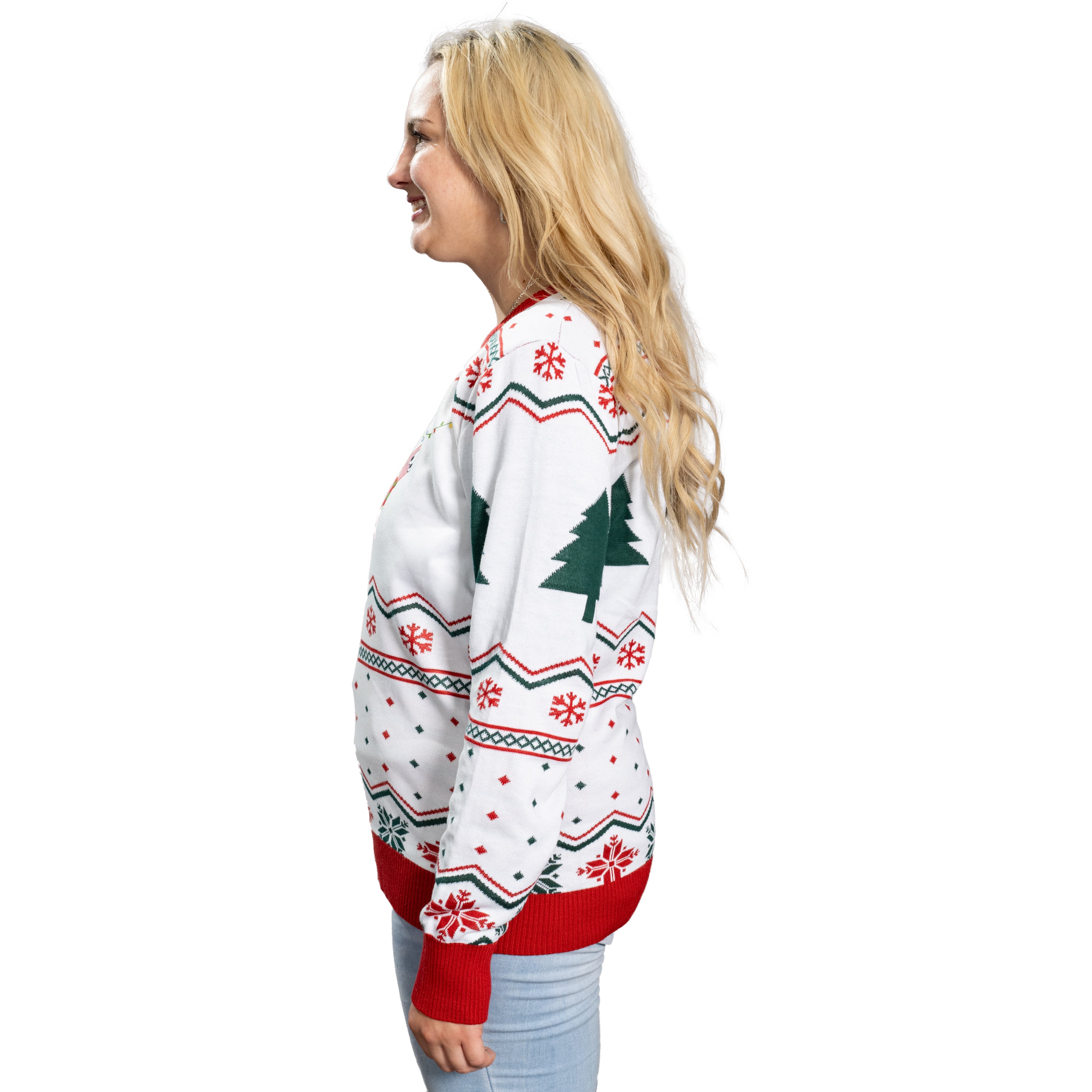 Hanging Lights SpongeBob and Patrick Christmas Sweater